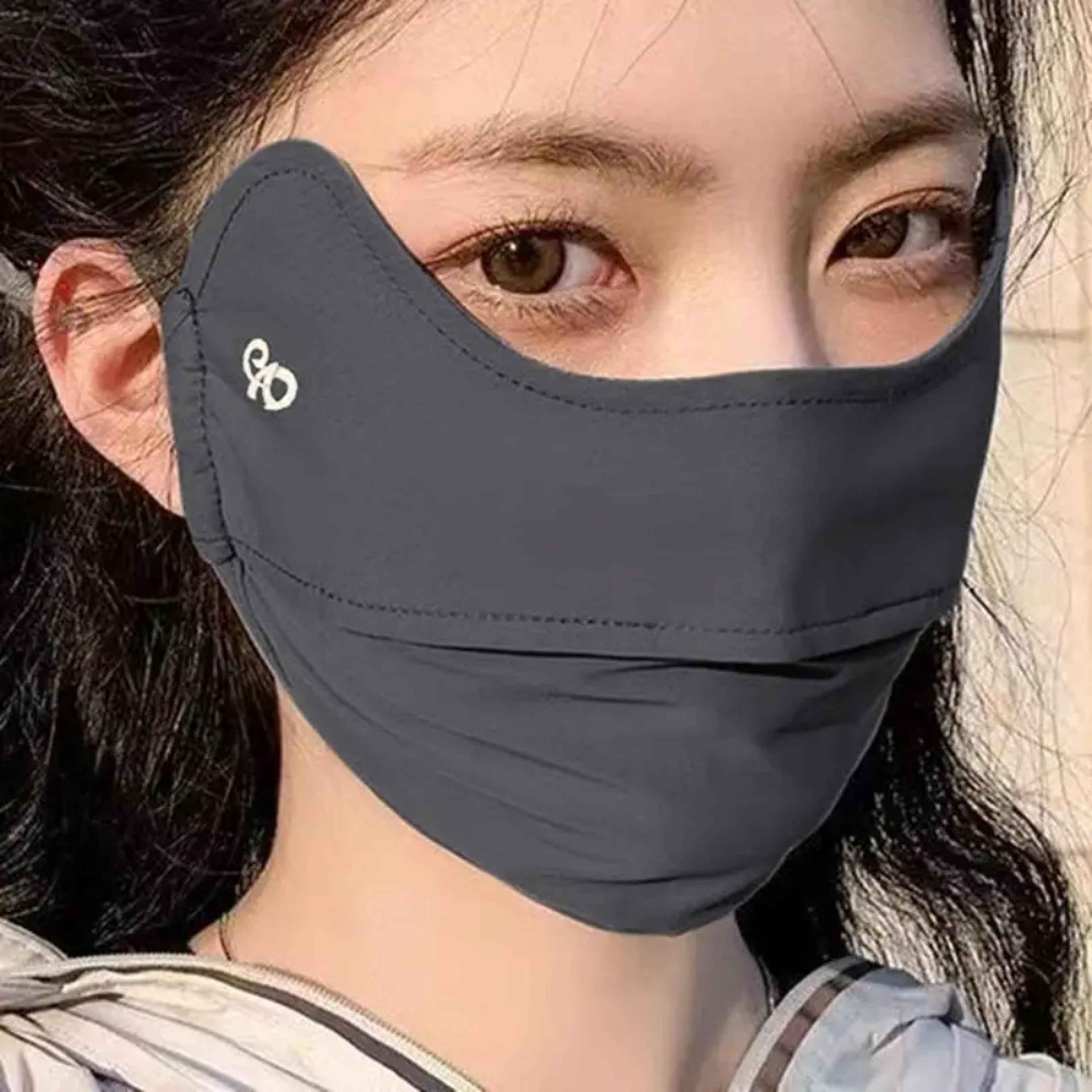 ultra thin uv protection face mask scarf cooling sun shield face cover for outdoor comfort