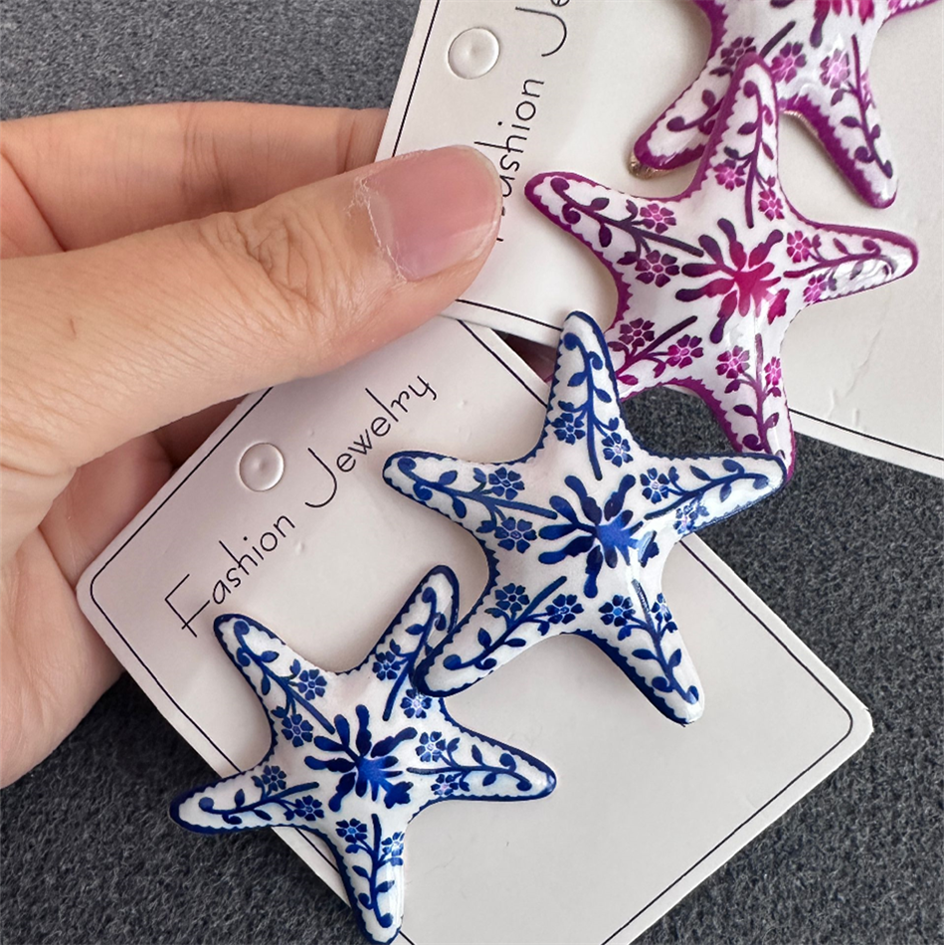 boho starfish earrings for women summer beach jewelry for holiday & party wear