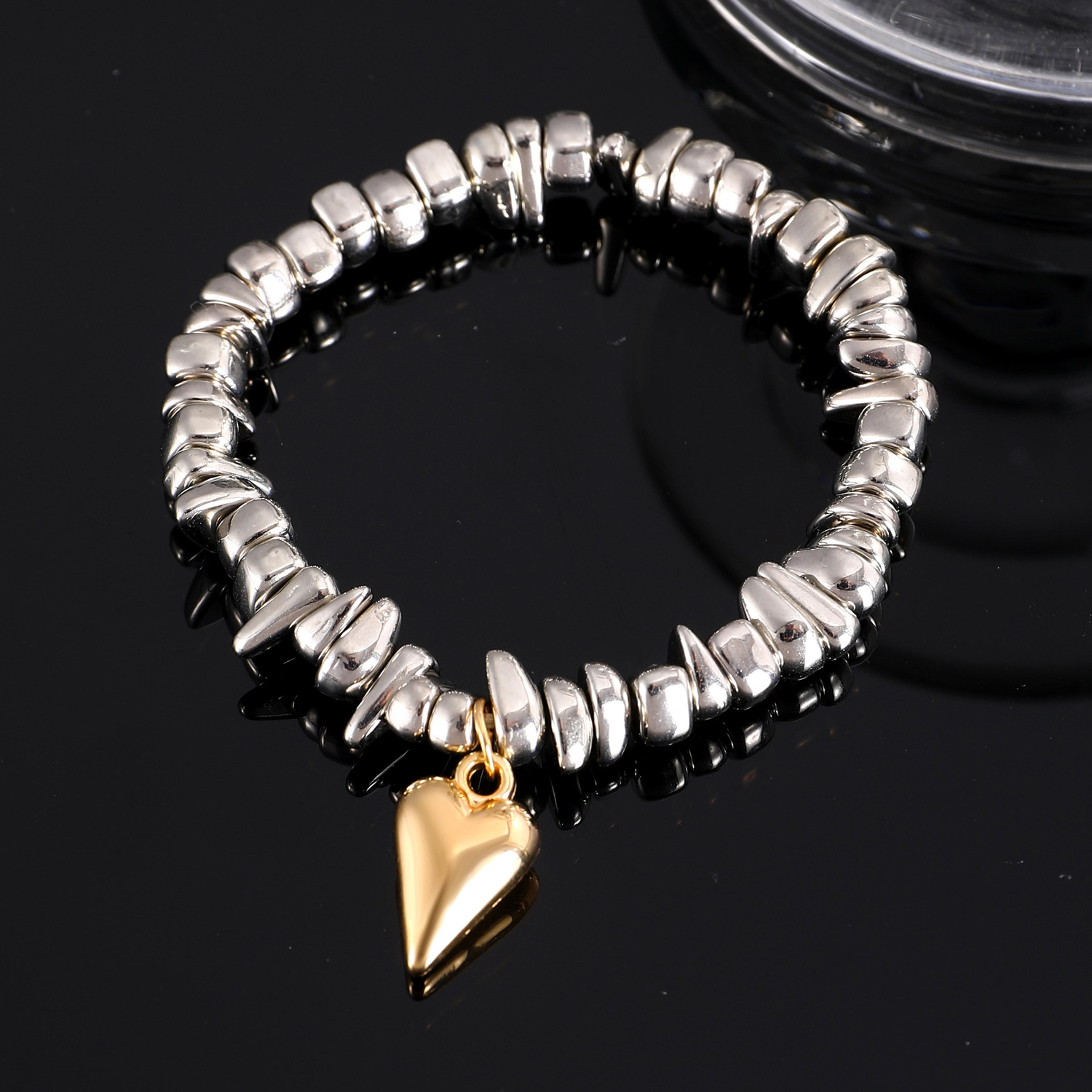 heart shaped shell bead fashion charm bracelet for women trendy tide jewelry gift