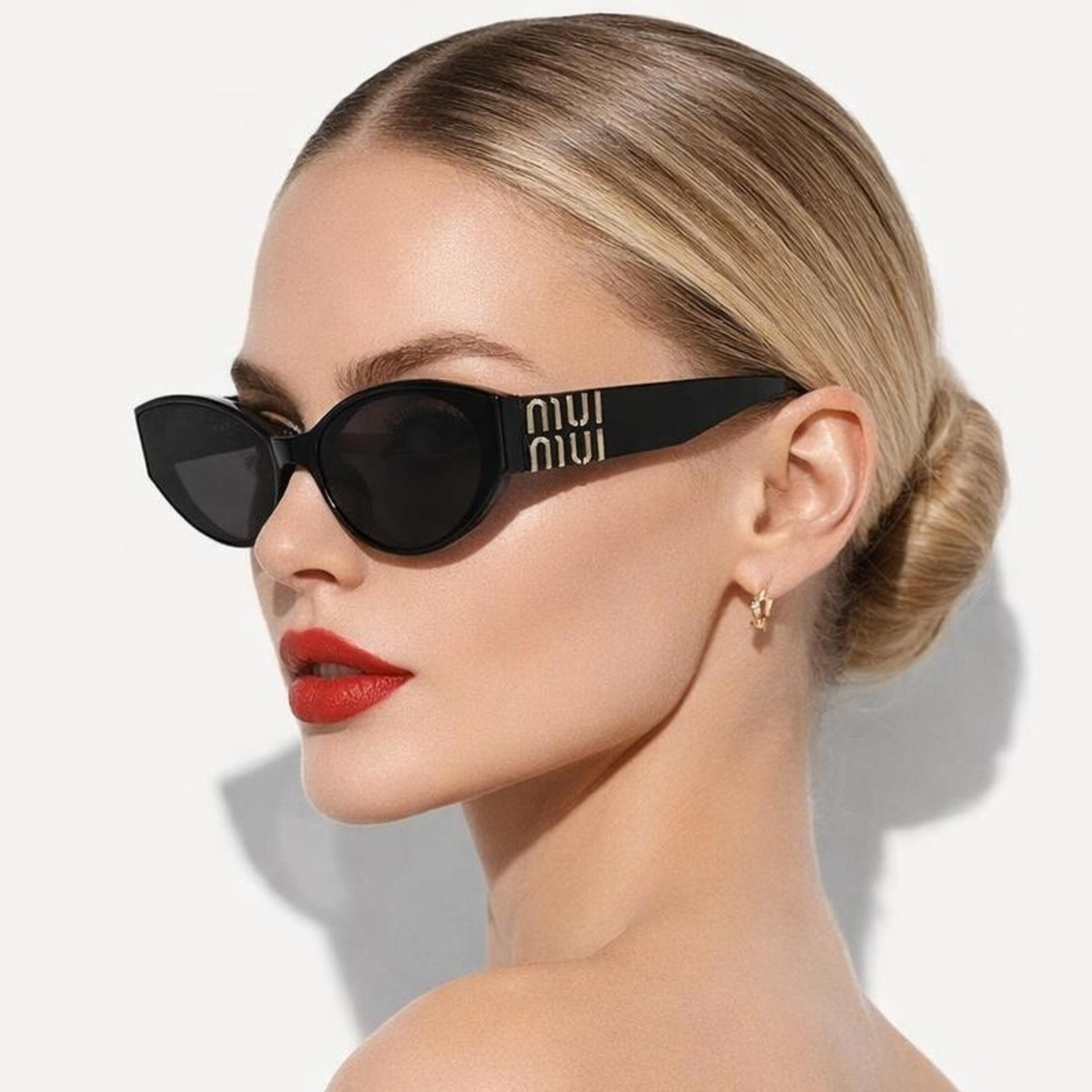 luxury oval sunglasses gradient lens luxury fashion unisex designer eyewear