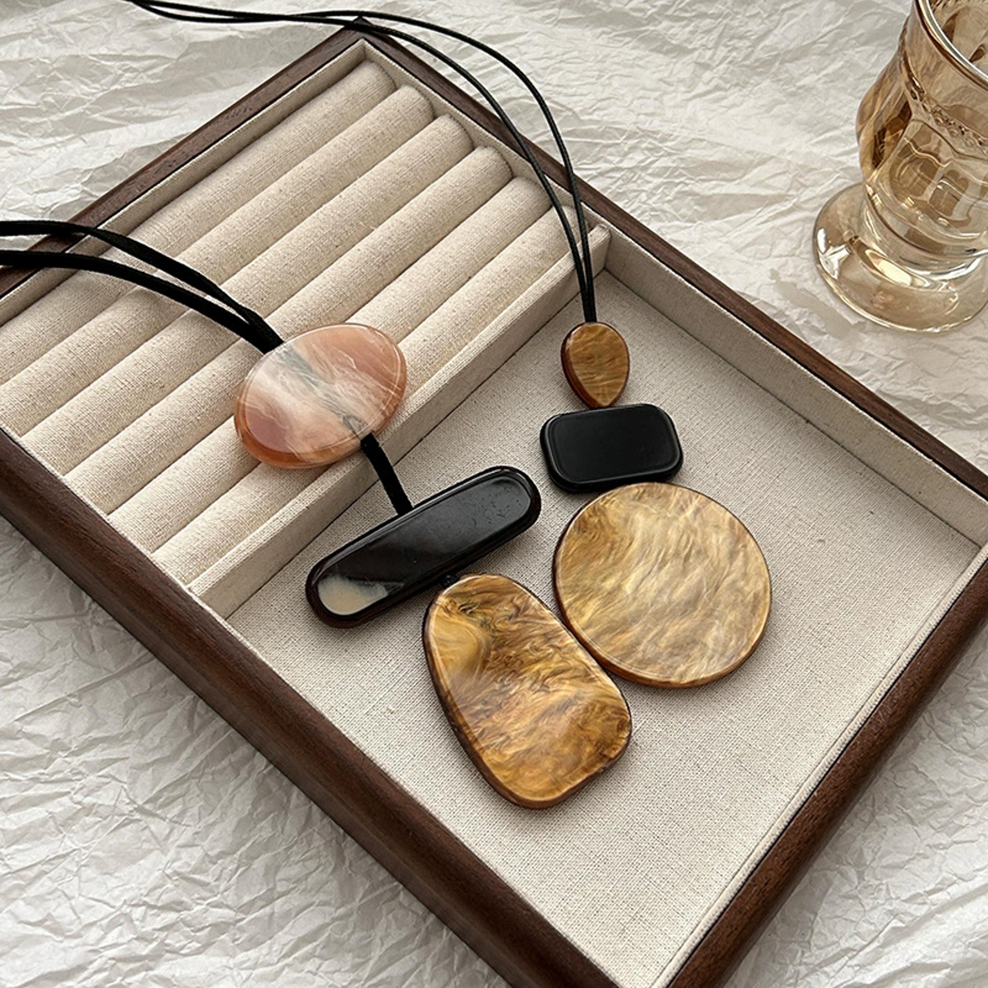 bohemian geometric pendant long necklace for women sweater chain boho fashion jewelry