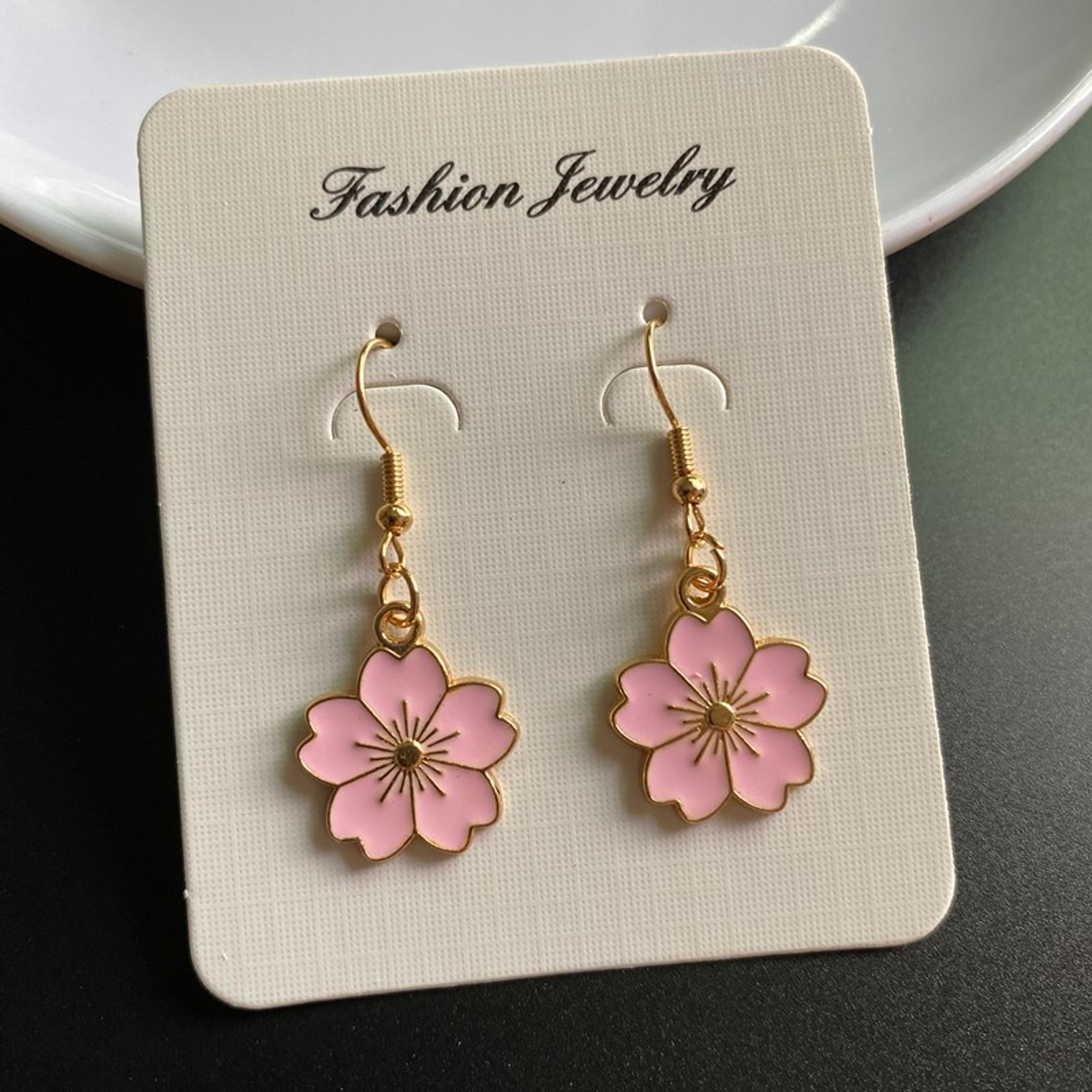 korean flower pendant choker necklace for women trendy summer fashion jewelry gift