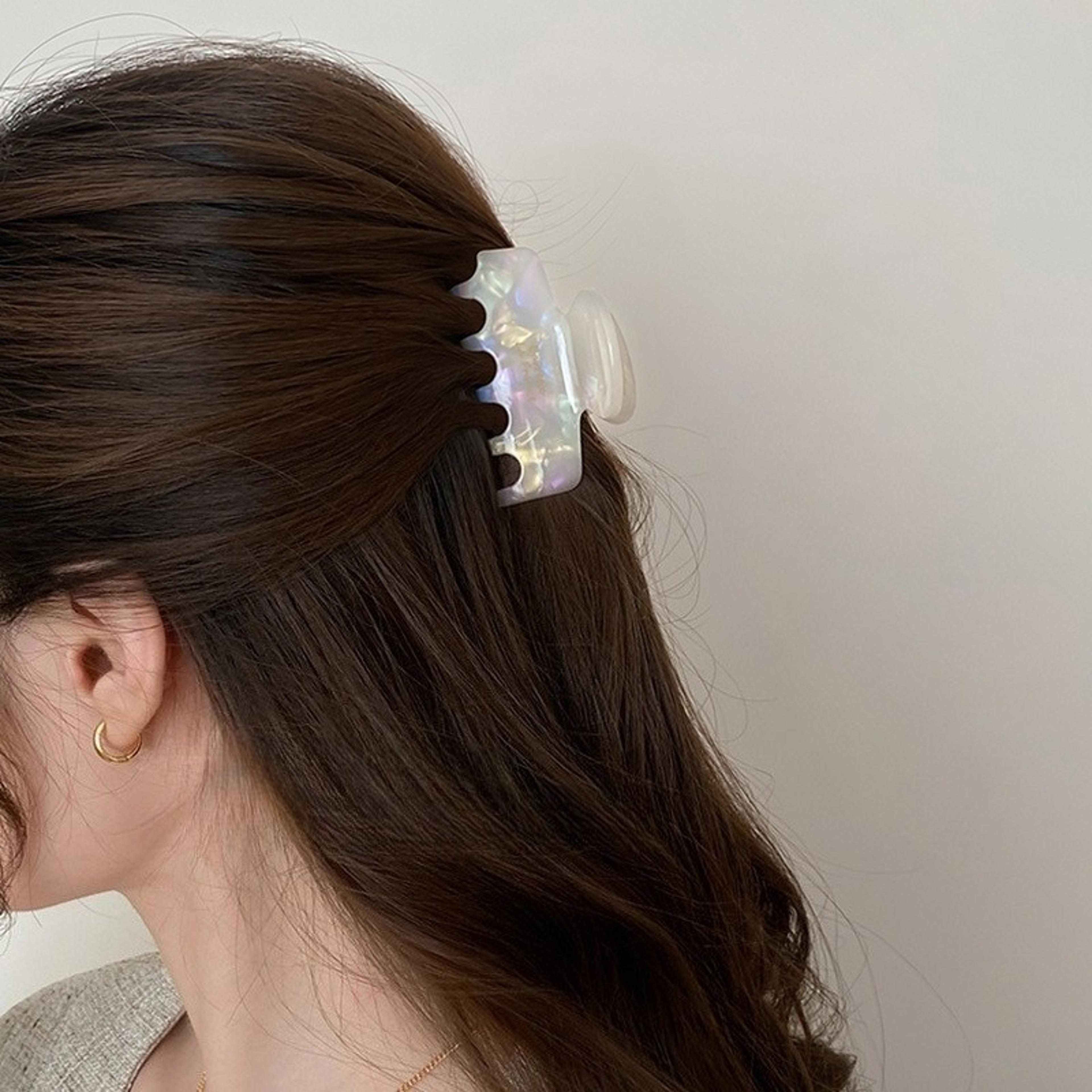 french hair clips acetate hair claw medium elegant korean hair accessories