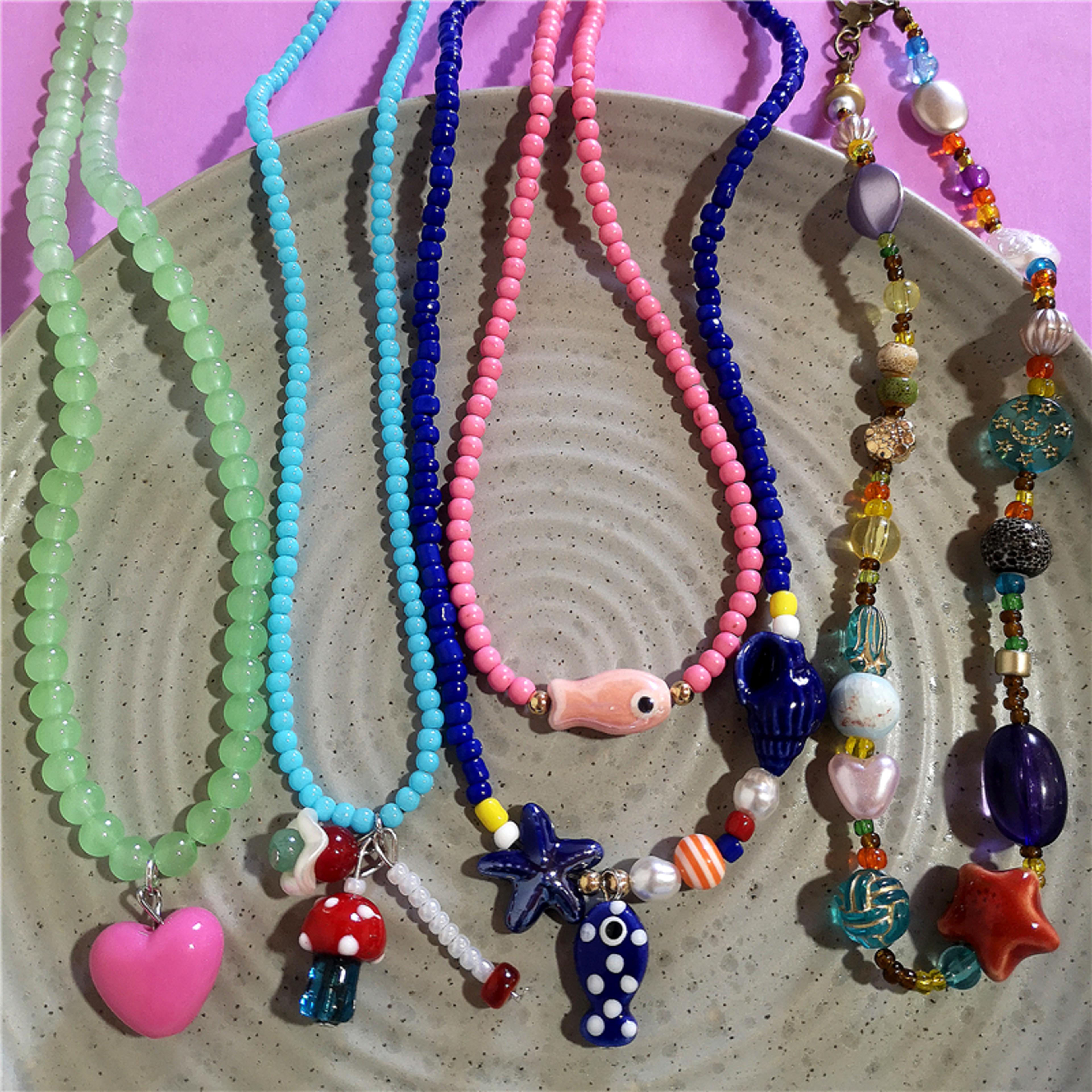 ocean breeze starfish pendant boho beach necklace for women