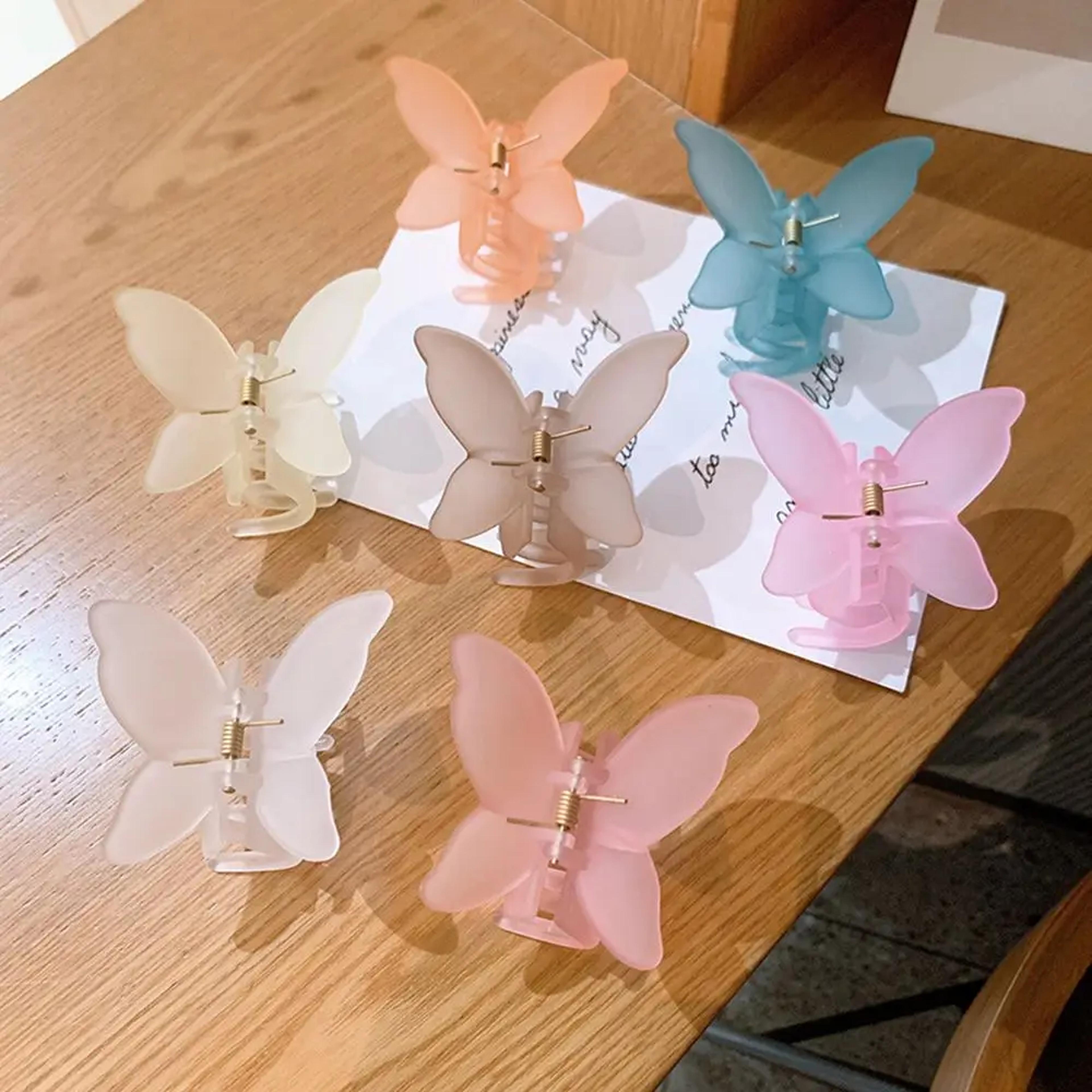 butterfly hair claw clip set minimalist butterfly hair clips for women & girls