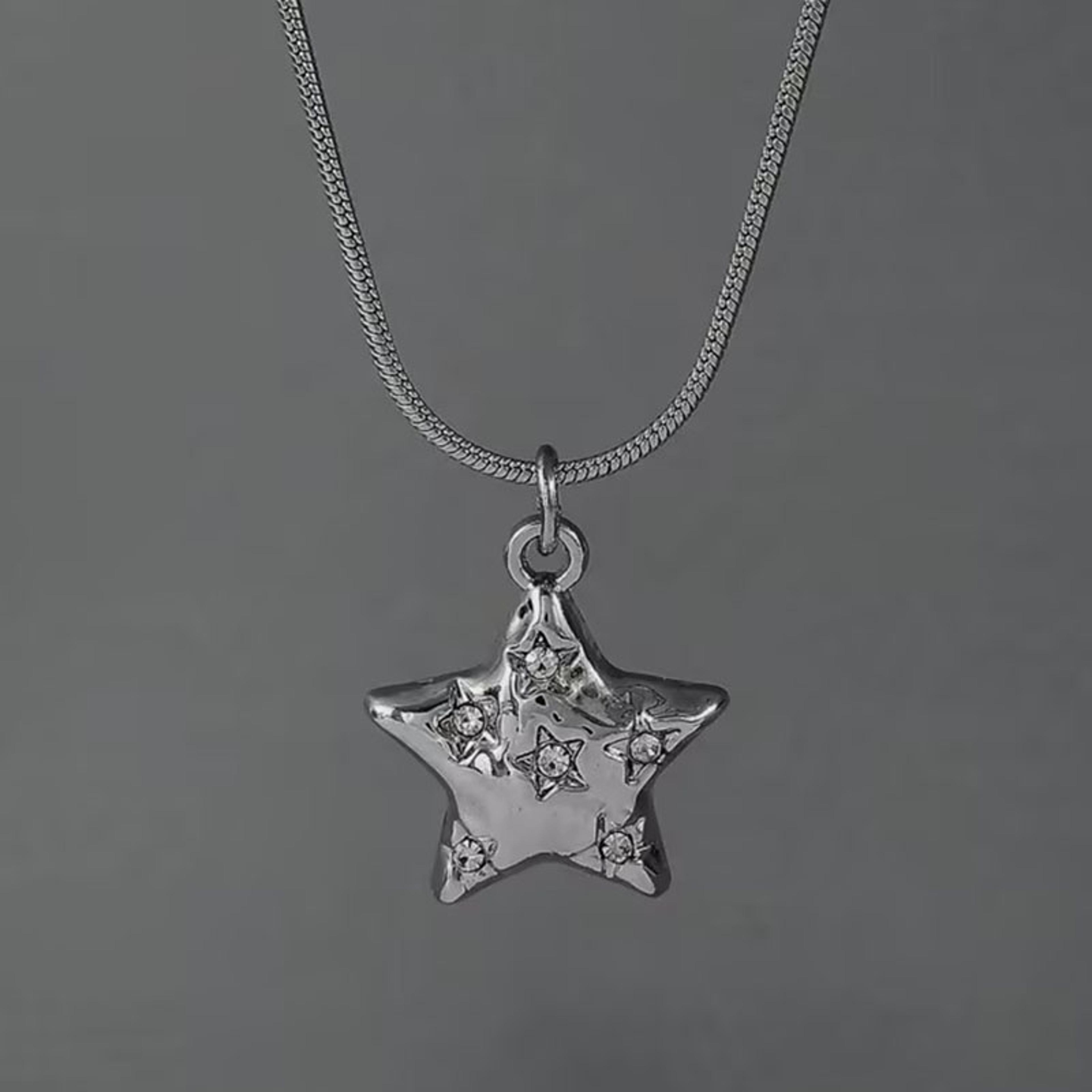 candy star beaded necklace for women boho vacation jewelry