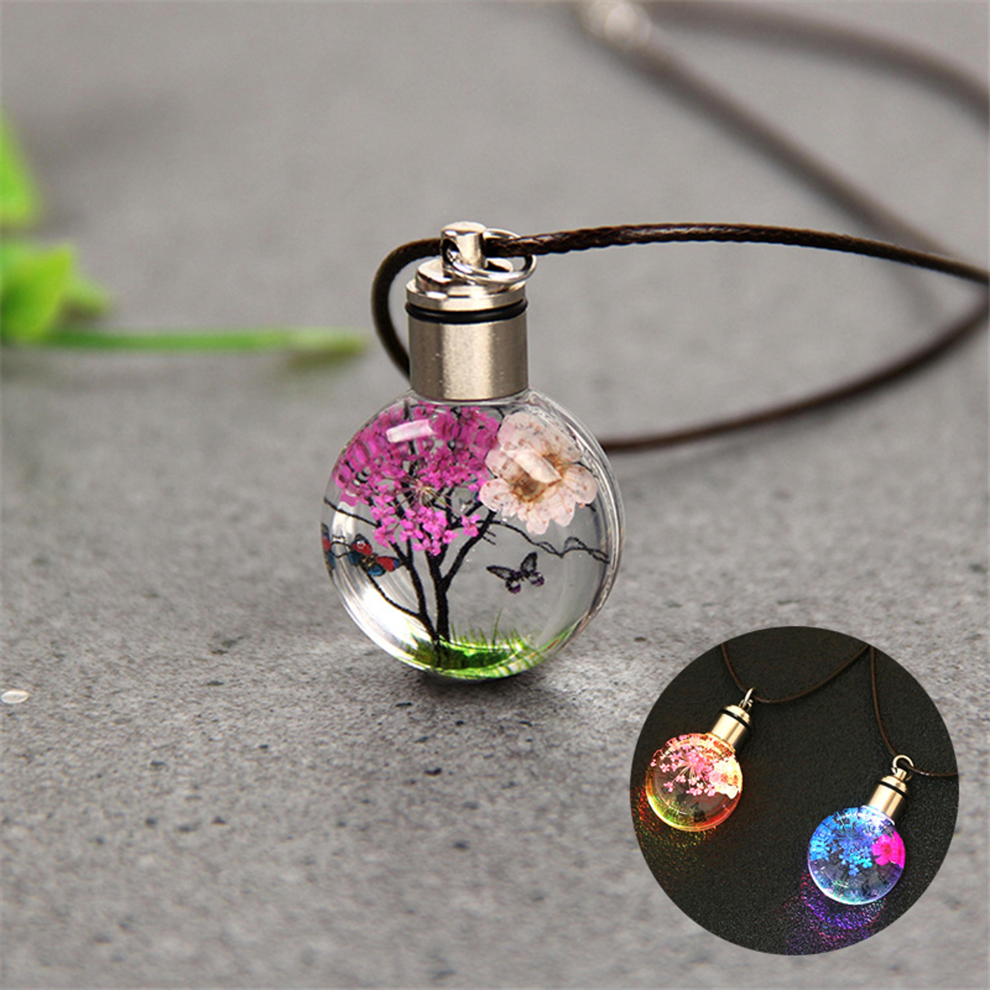 glowbloom butterfly glass ball car hanging ornament