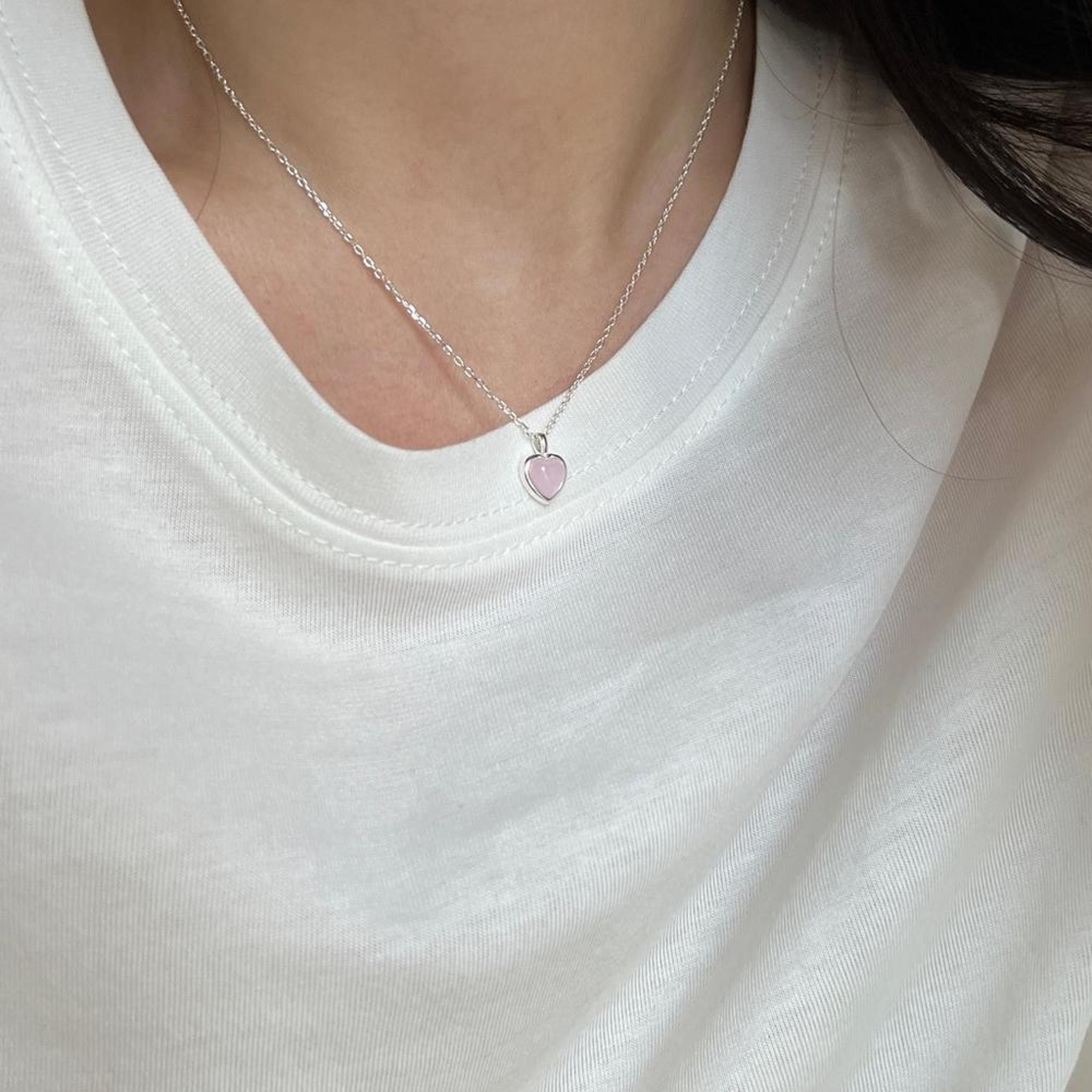 aquamarine pendant necklace with blue moonlight stone & snake chain elegant silver pendant necklace for women