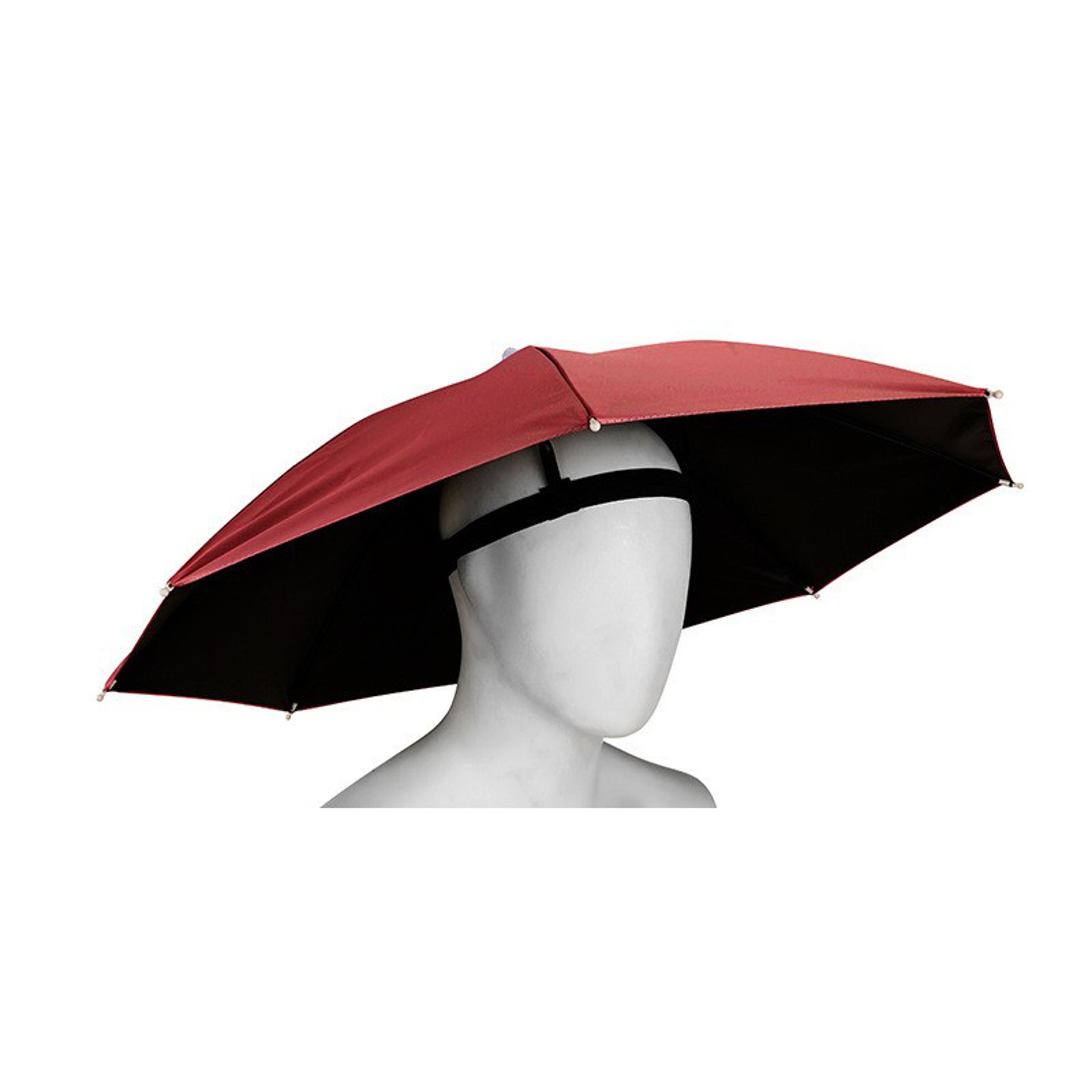 portable umbrella hat hands-free fishing hat for sun & rain outdoor camping beach cap