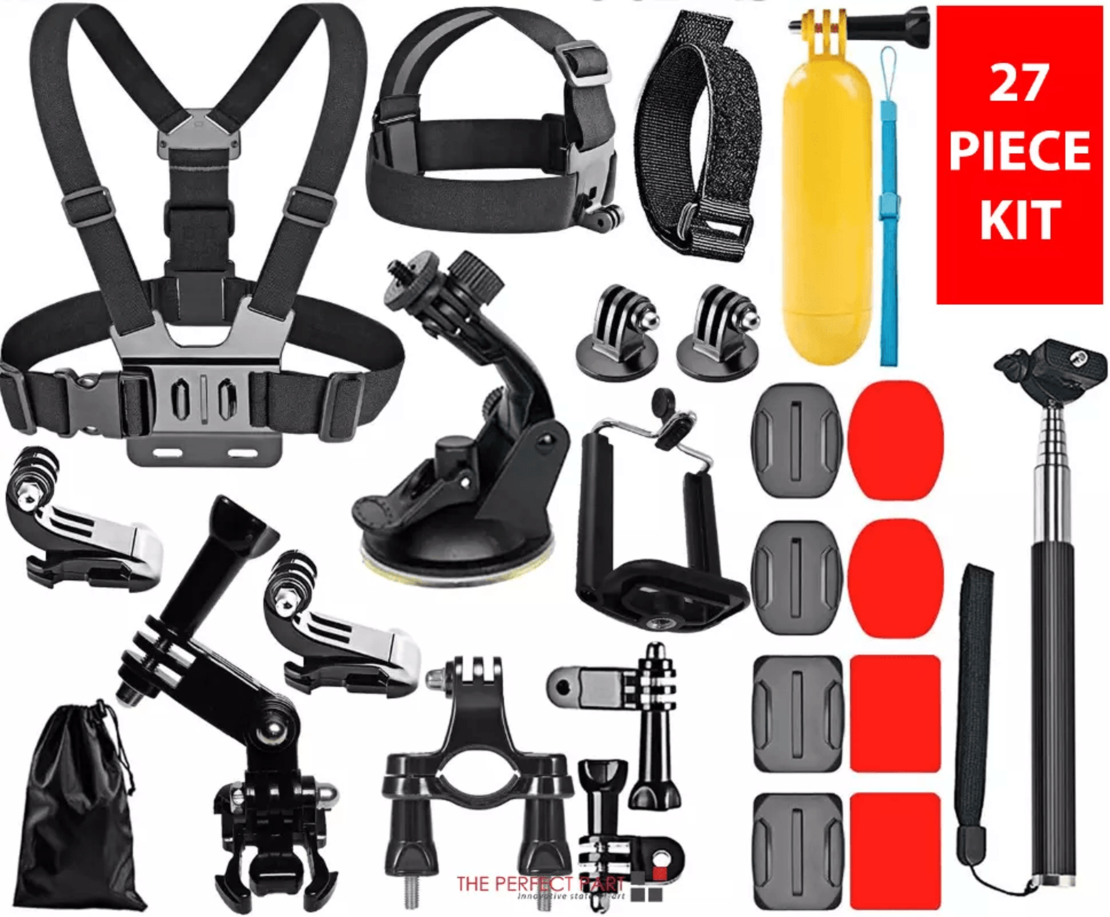 universal action camera accessories kit mount for gopro