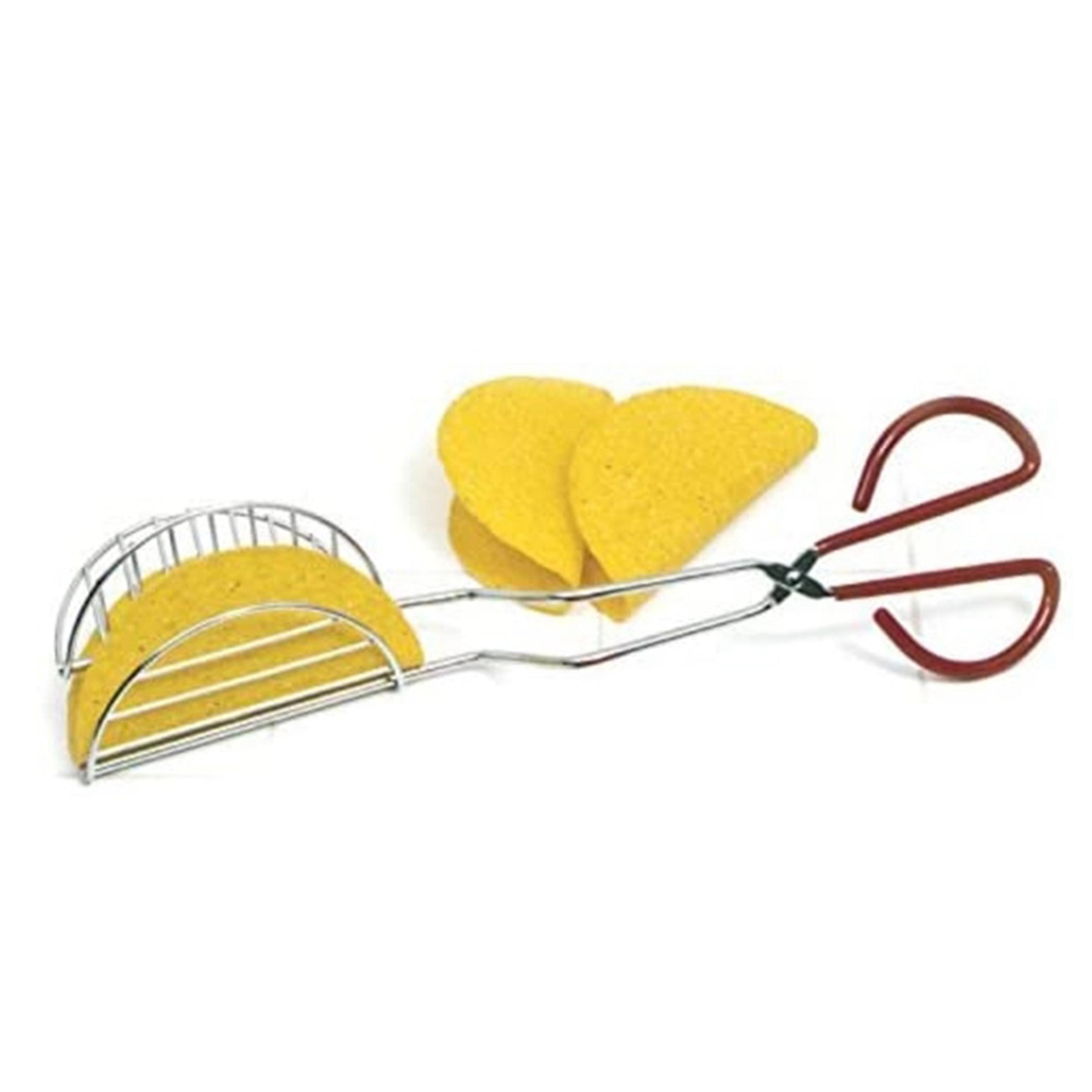 fried taco shell maker mold press, crisp shell deep frying kitchen tools, easy taco cooking gadget