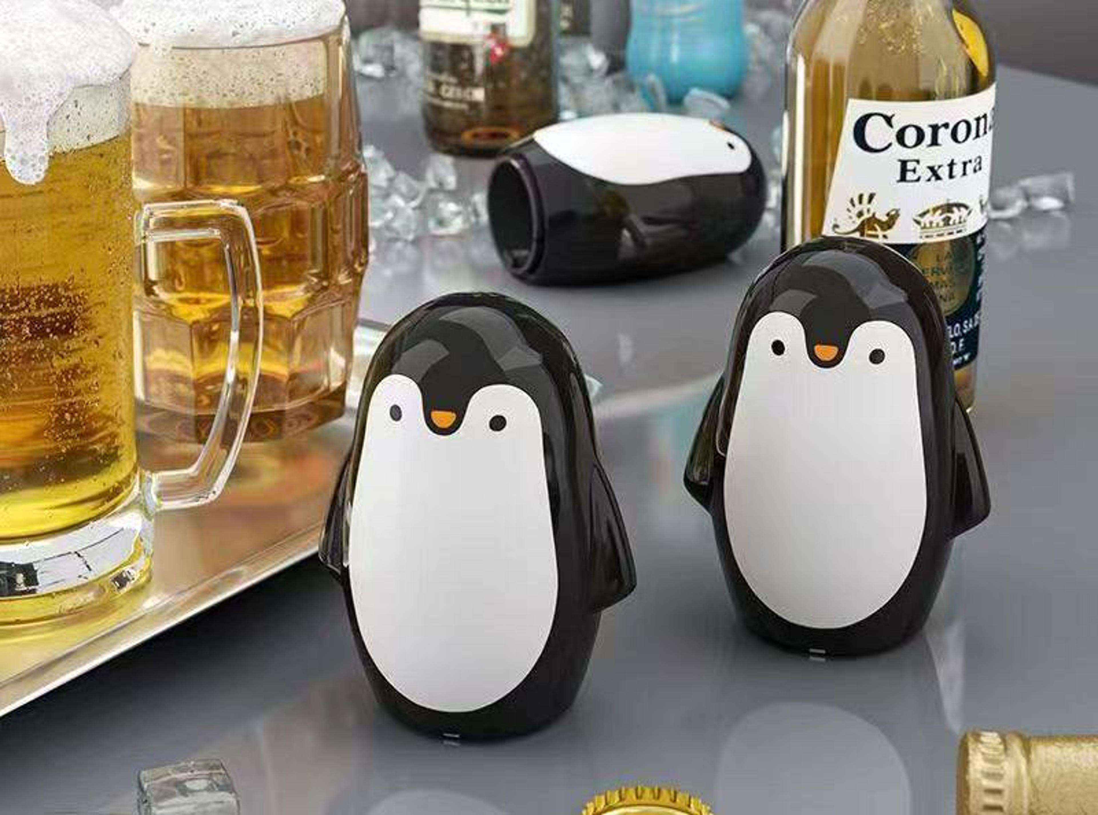 creative manual beer bottle opener, multifunctional penguin bottle opener, wine opener accessories, bar gadgets