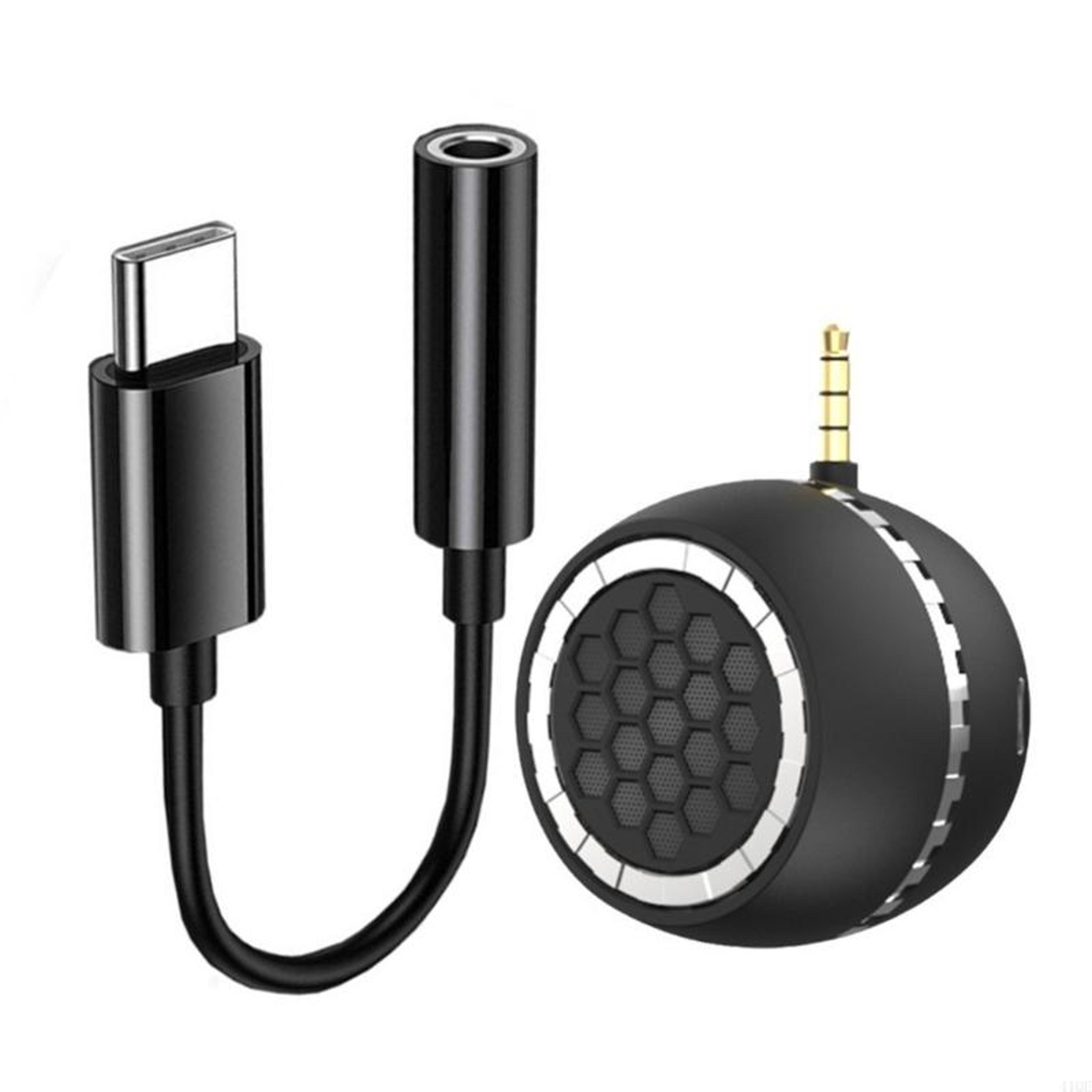 mini sound box new 3.5mm portable speaker for smartphone, tablet, laptop, travel audio accessory with clear bass