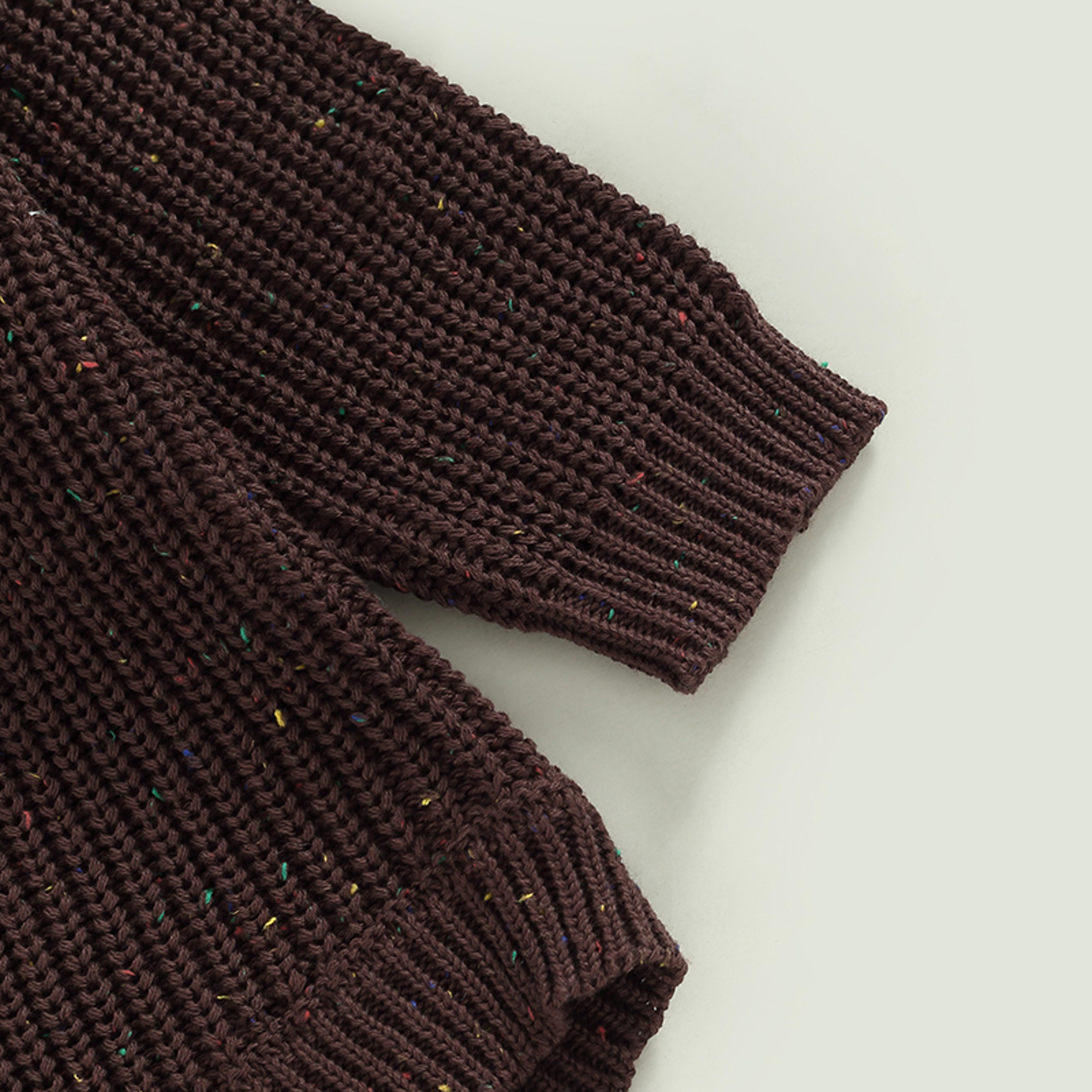 newborn baby girls boys knitted sweater romper, long sleeve crew neck bodysuit, autumn winter solid color infant