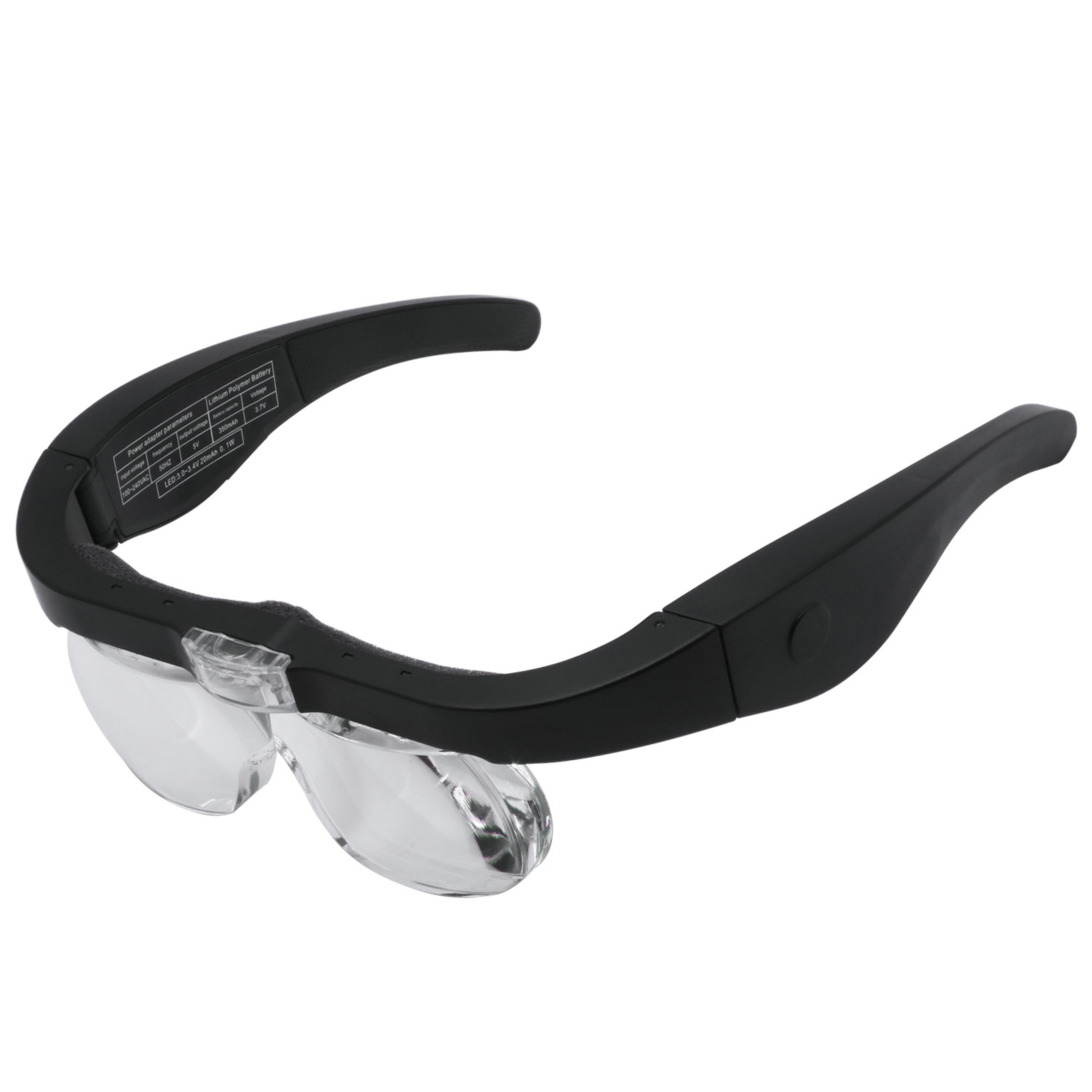 rechargeable magnifying glass with led light, perfect for jewelers, watchmakers, and reading