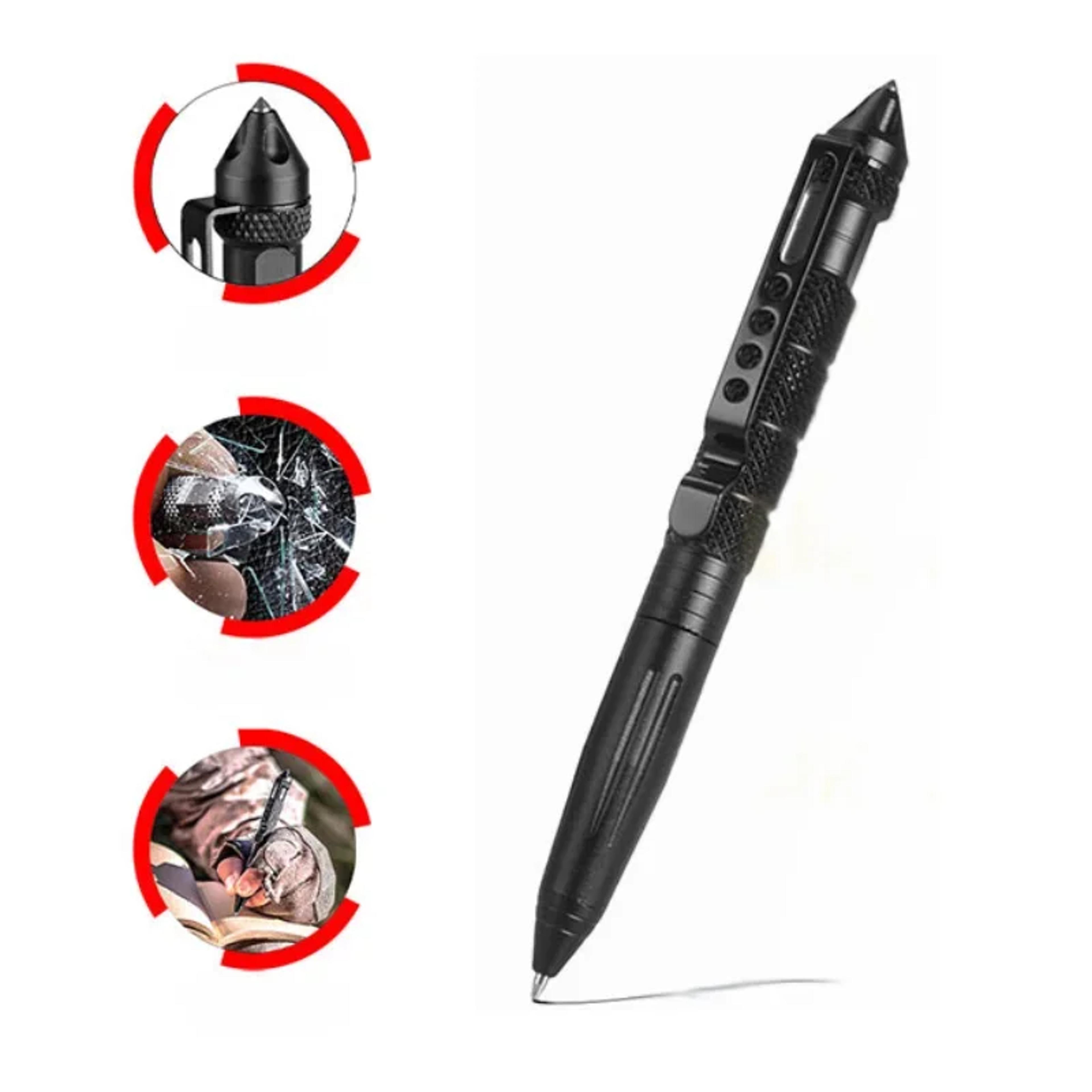 tactical self defense pen with glass breaker tip