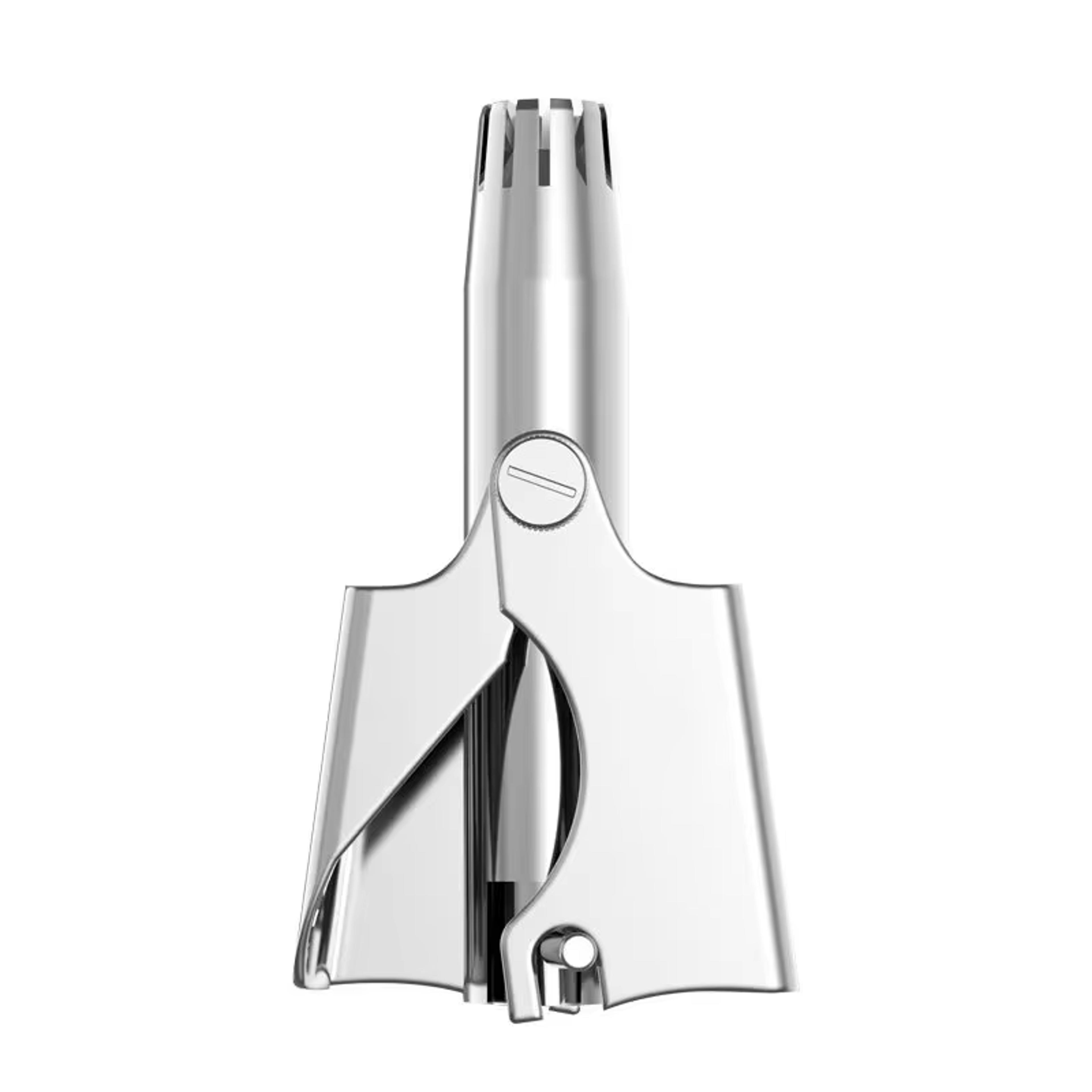 trimease portable electric nose & ear hair trimmer washable quiet & painless grooming