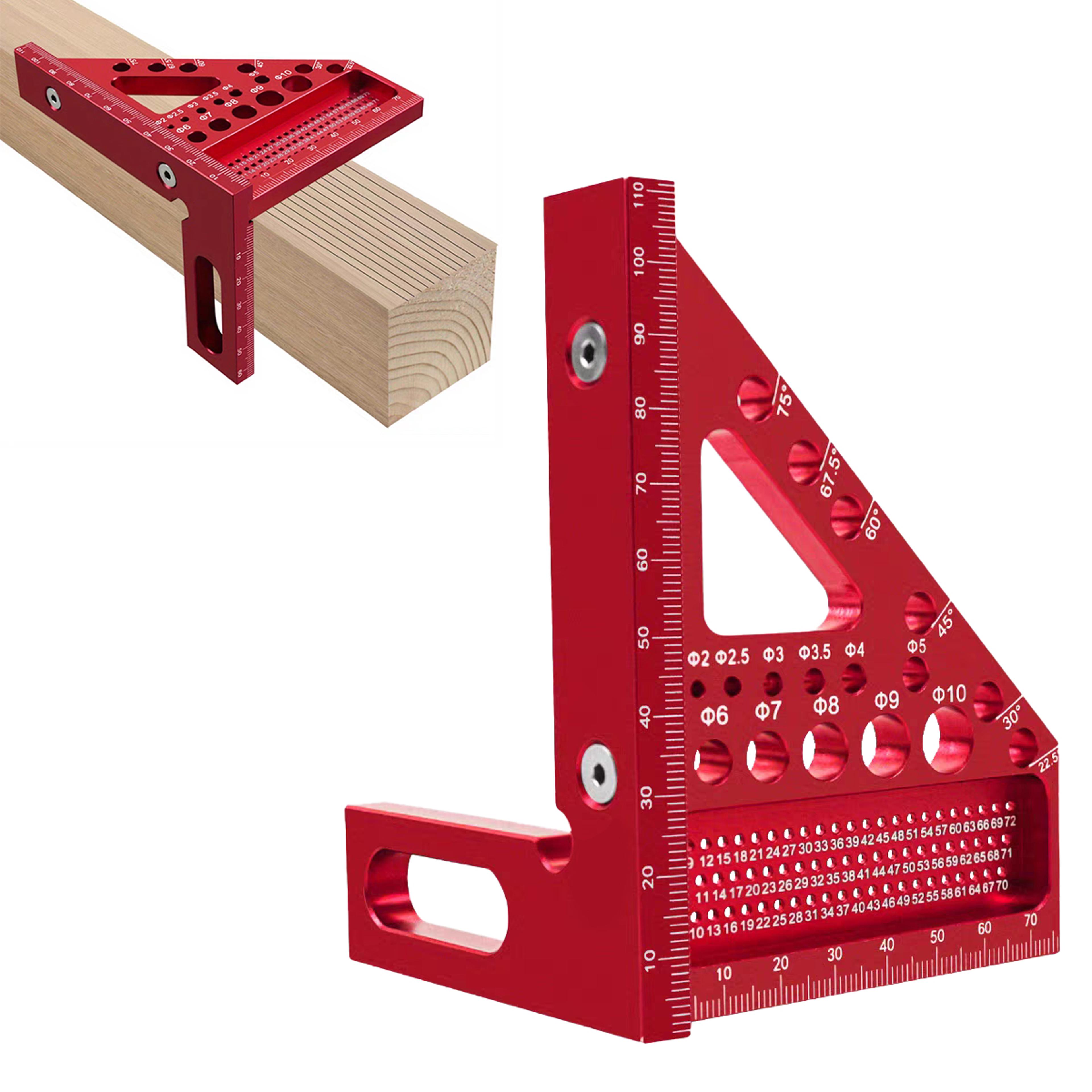 precision 3d multi angle measuring tool & woodworking square protractor ruler