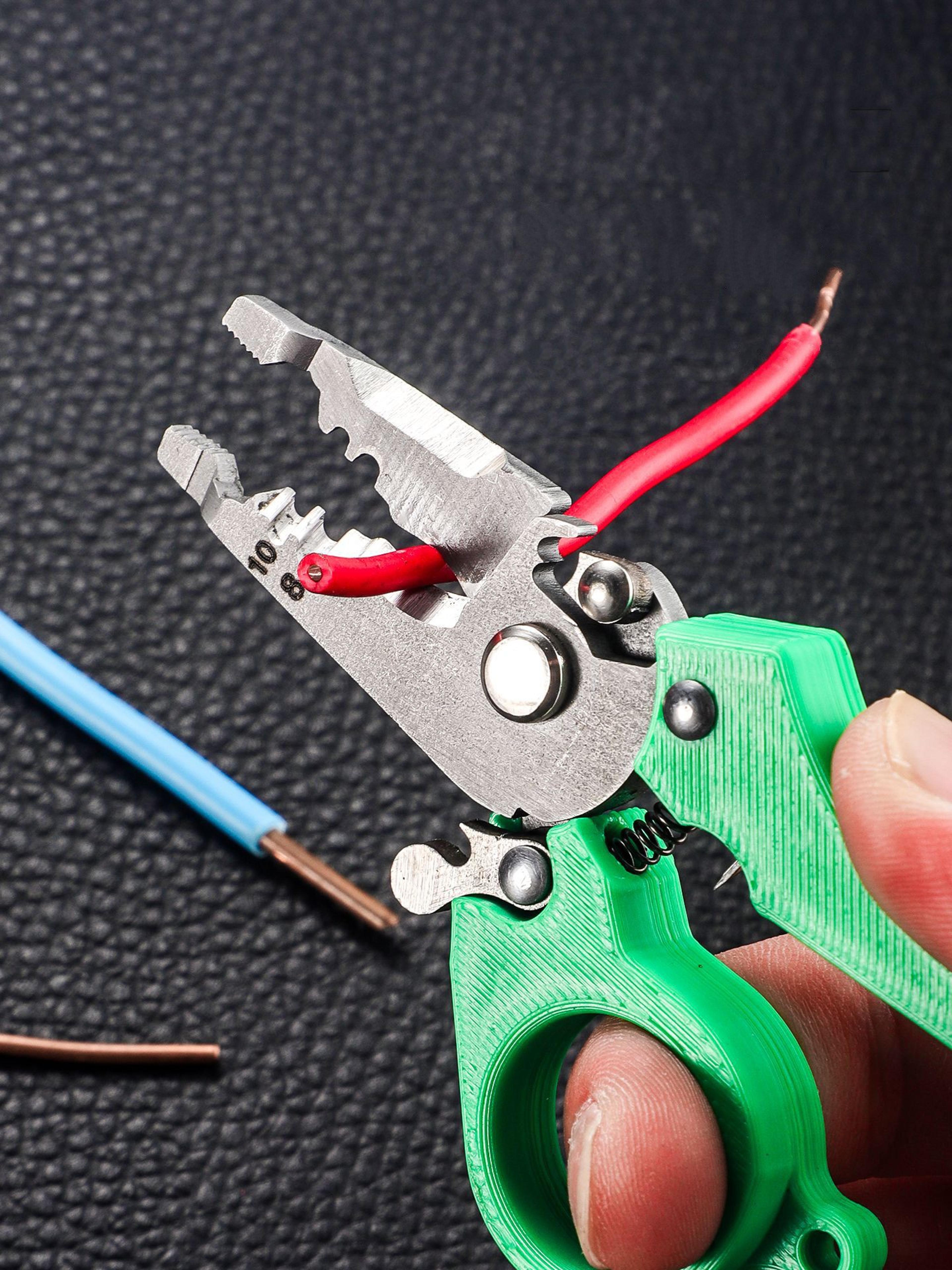 pocket size mini wire stripper & multifunction electrician pliers cable cutting crimping & stripping tools