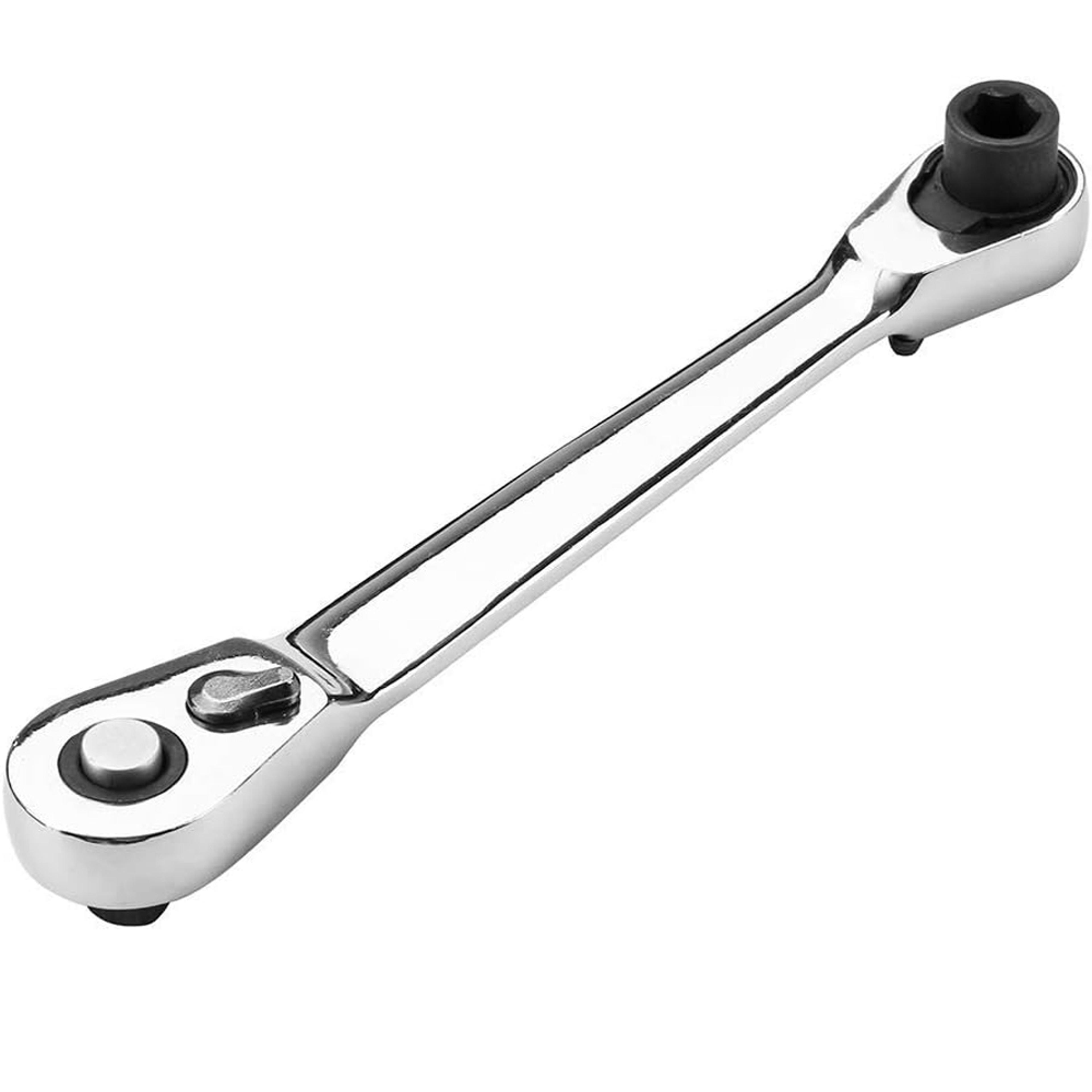 premium compact dual head ratchet wrench drive quick release mini tool