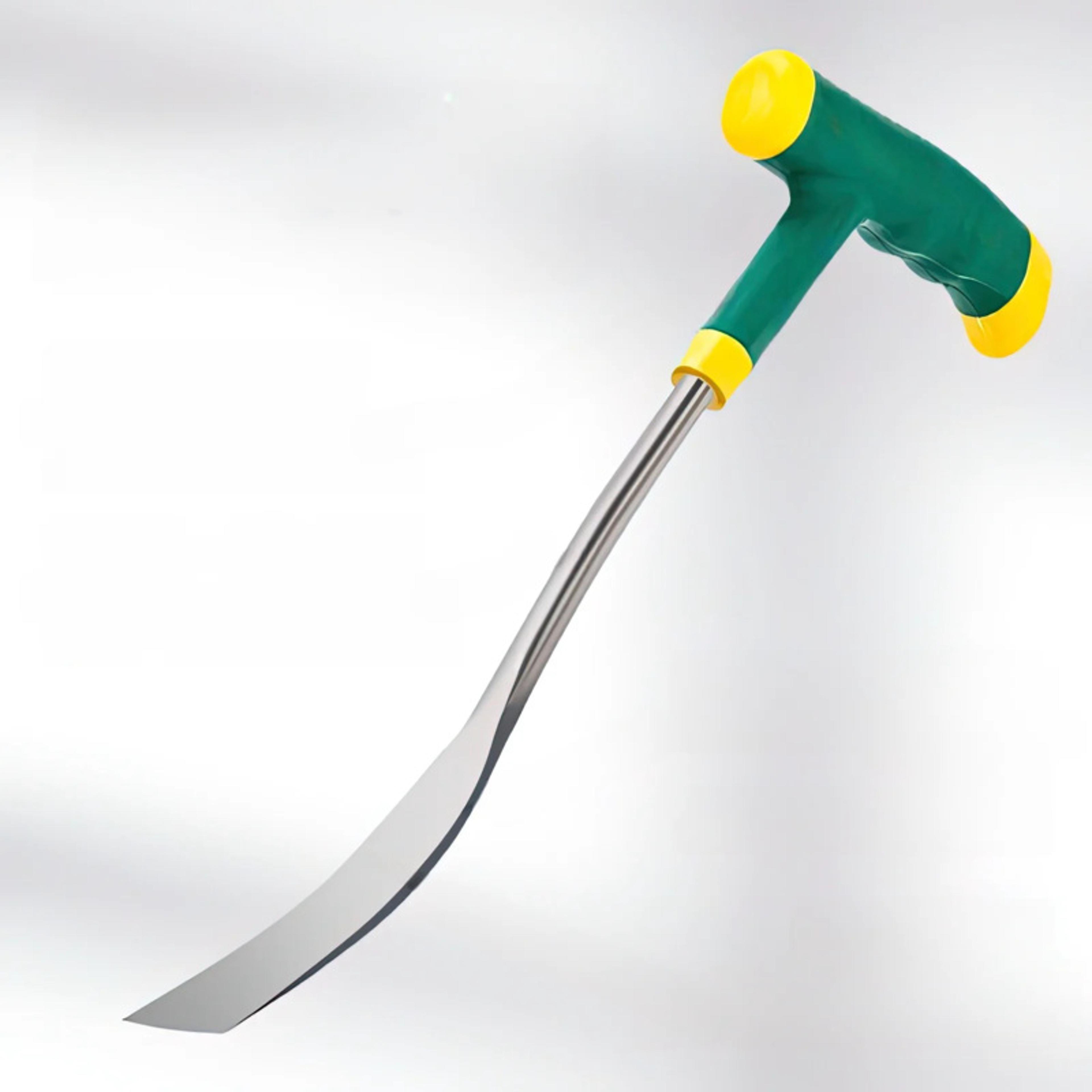 compact stainless steel weeding trowel & transplanting spade ergonomic garden hand tool