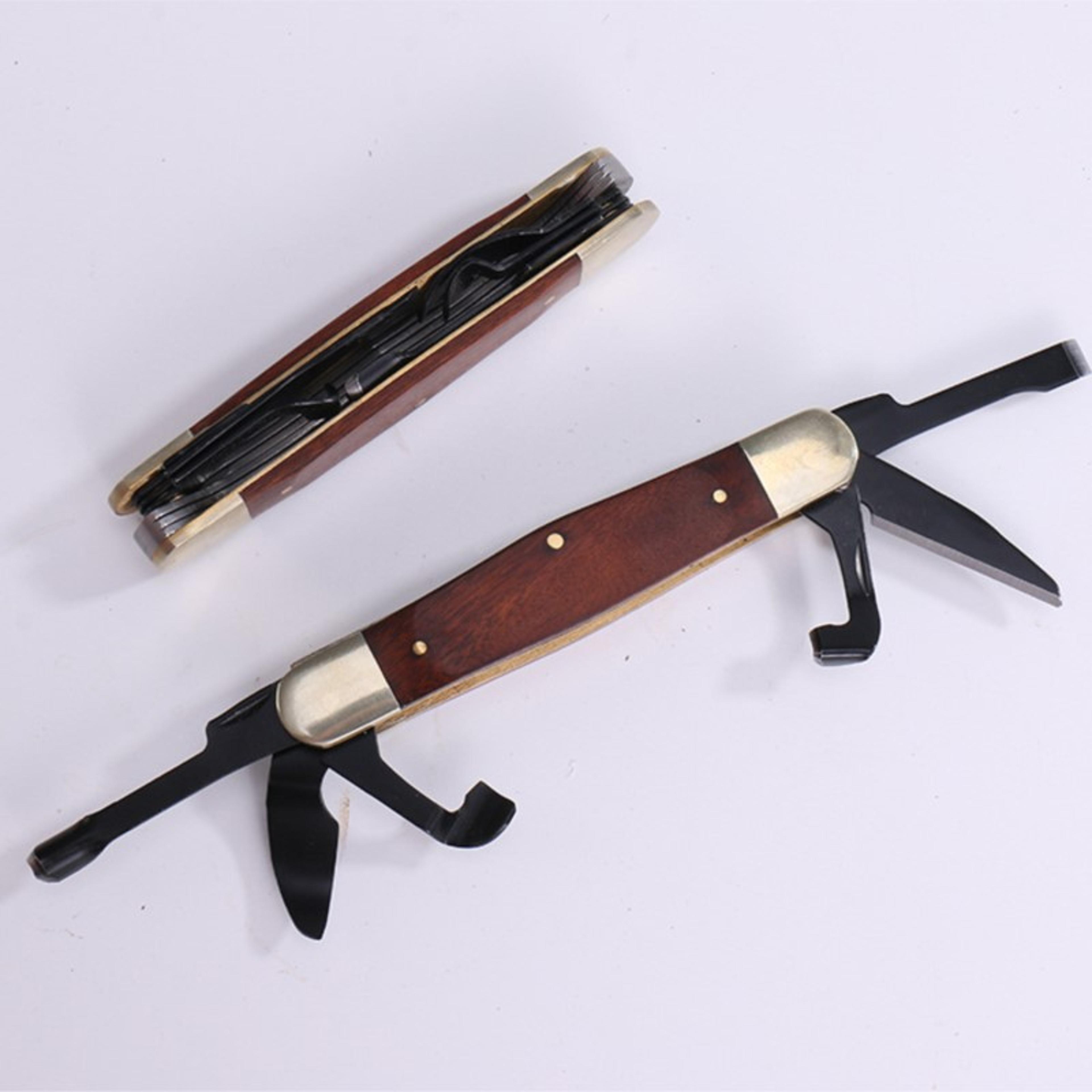 6 in 1 folding carving knife multi tool for camping woodworking & everyday carry