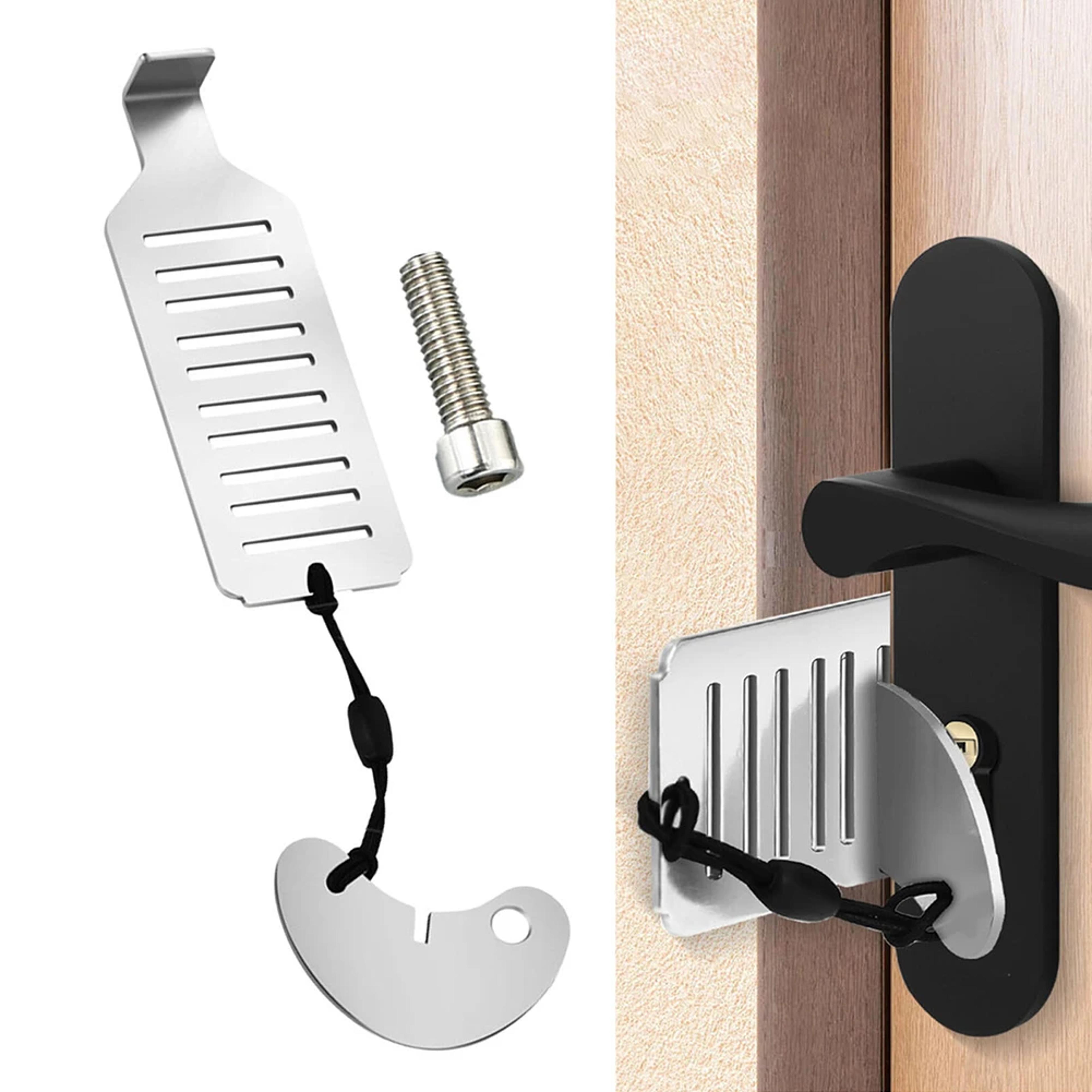 travelguard portable door lock security device for hotel home & apartment privacy