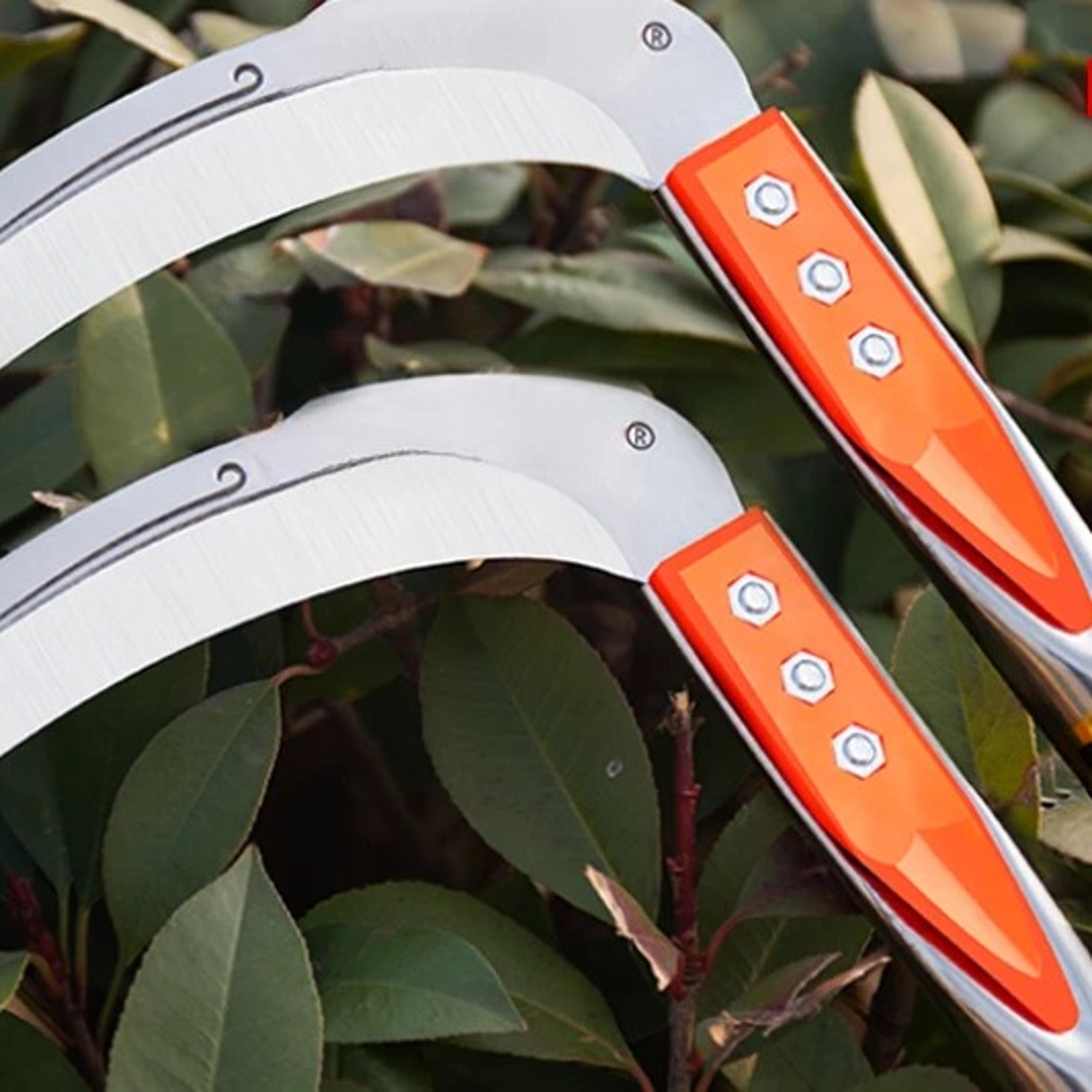 long handle grass sickle and crack weeding tool for gardens and pathways