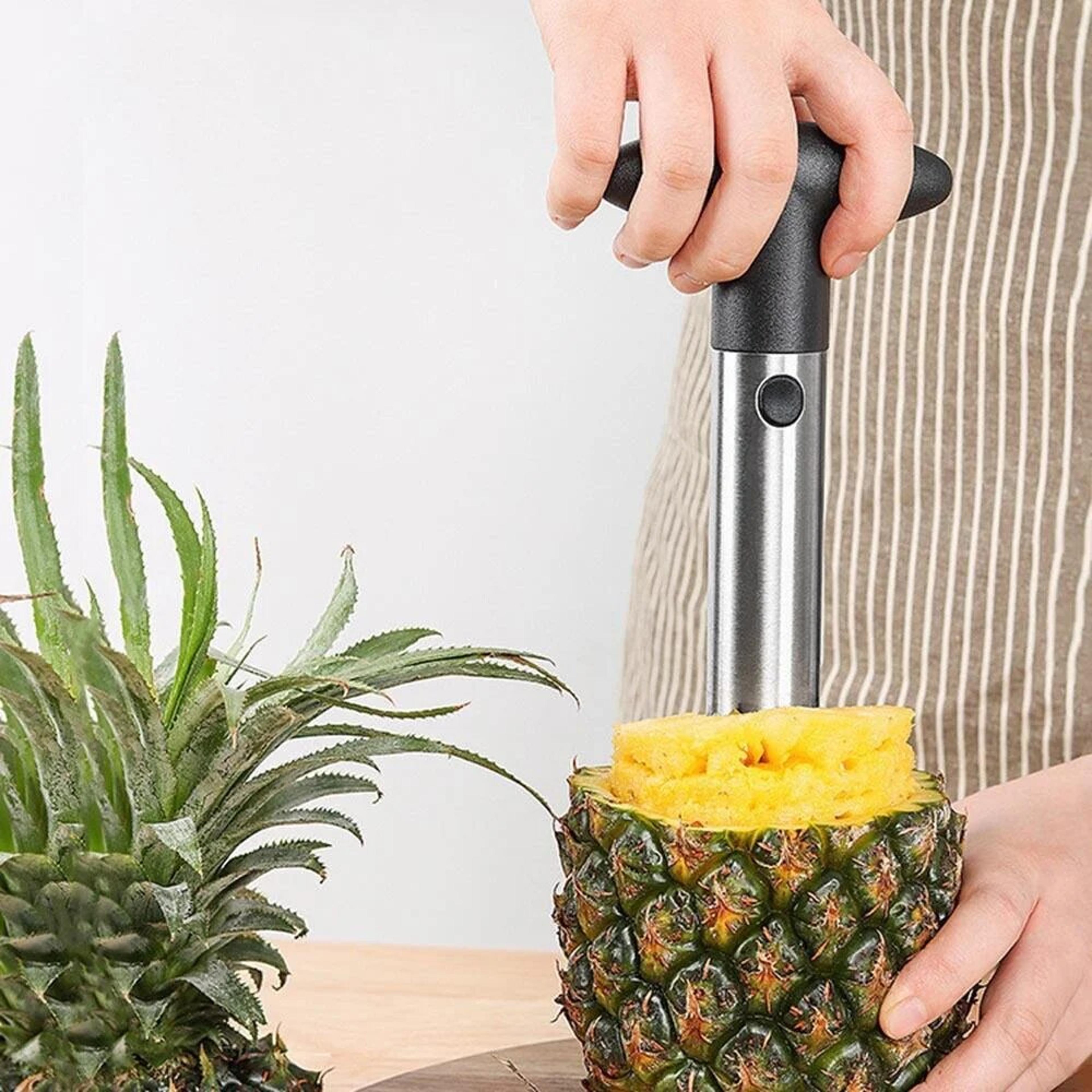 easytwist stainless steel pineapple corer slicer
