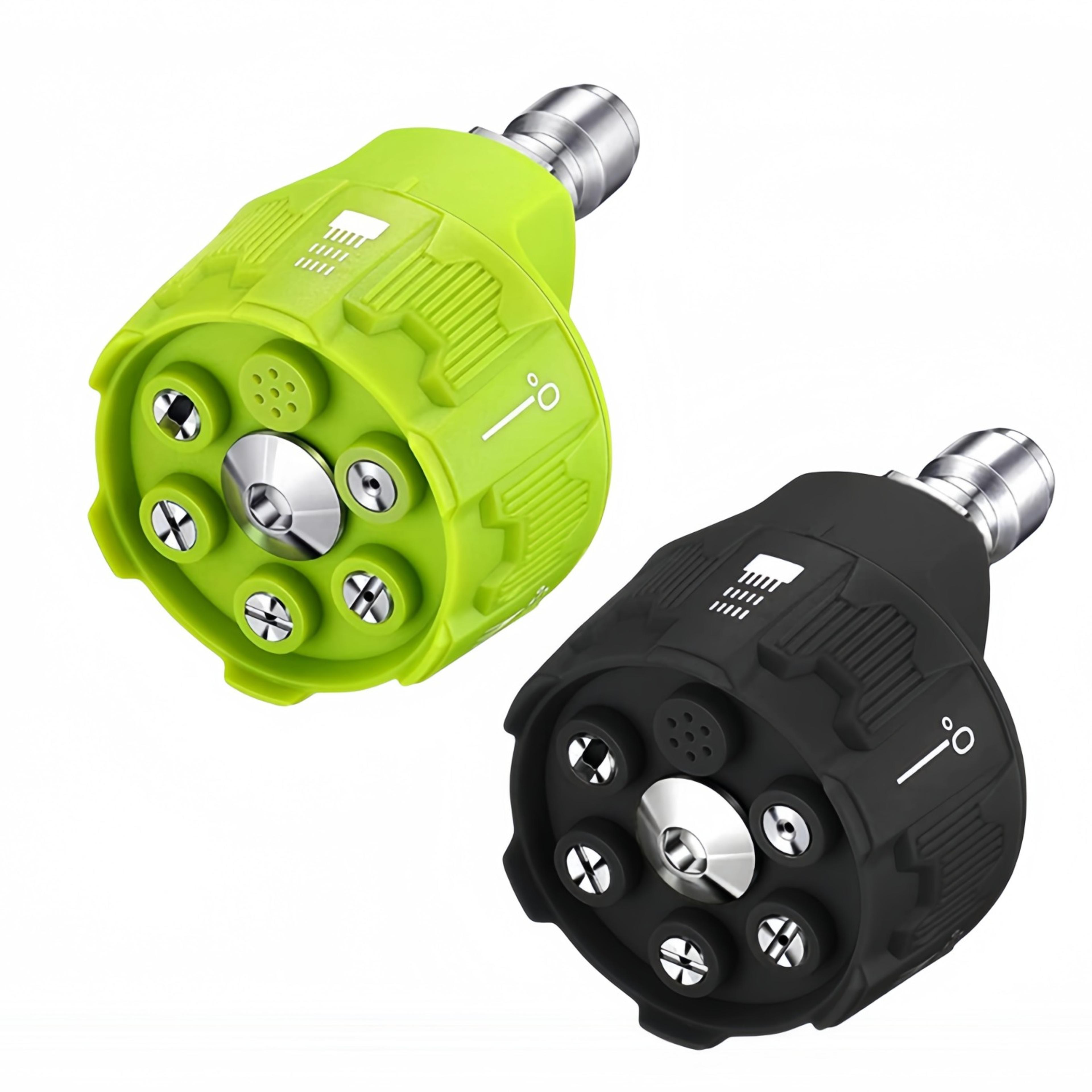 high pressure washer nozzle with quick connect spray tip