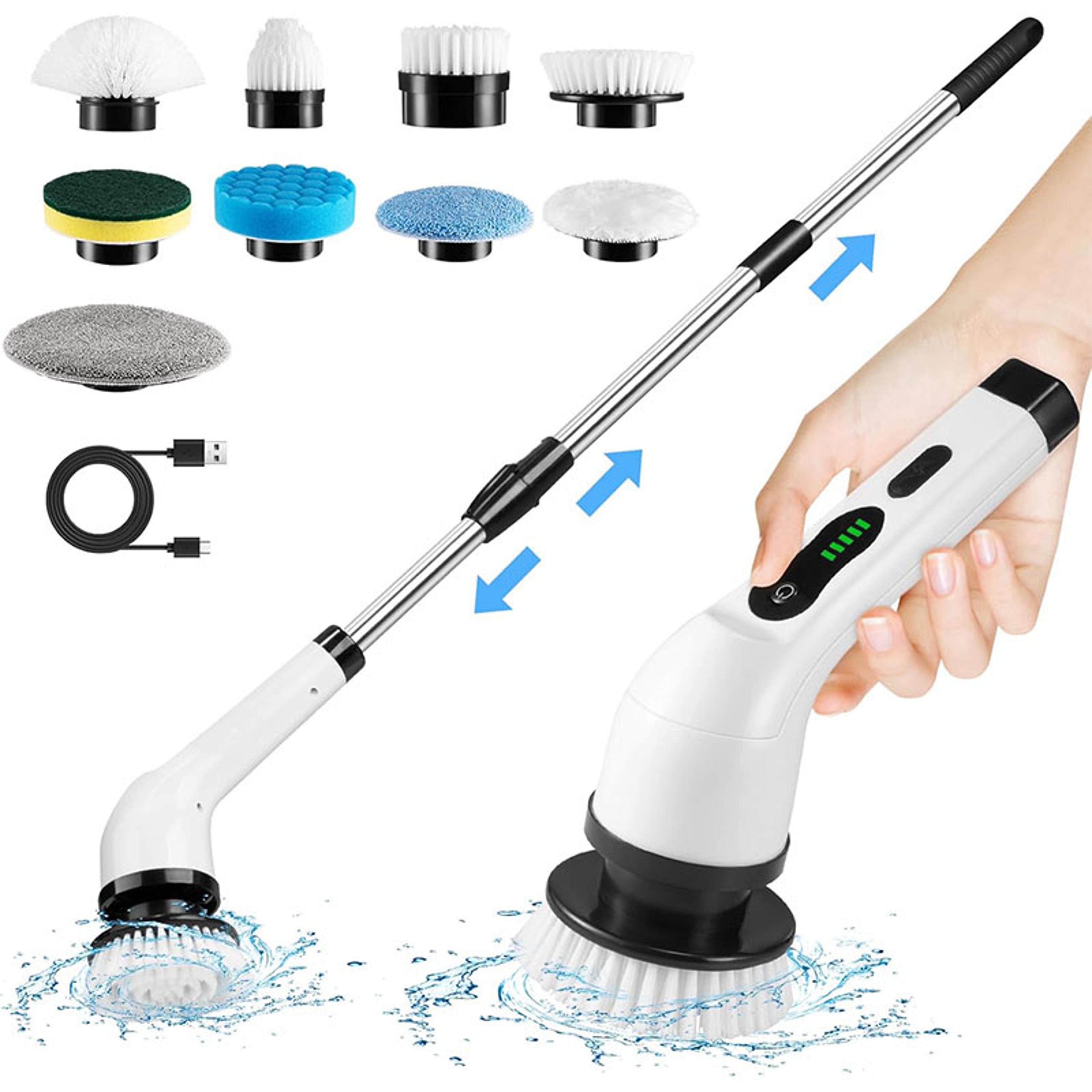 cordless electric spin scrubber multipurpose bathroom cleaning brush