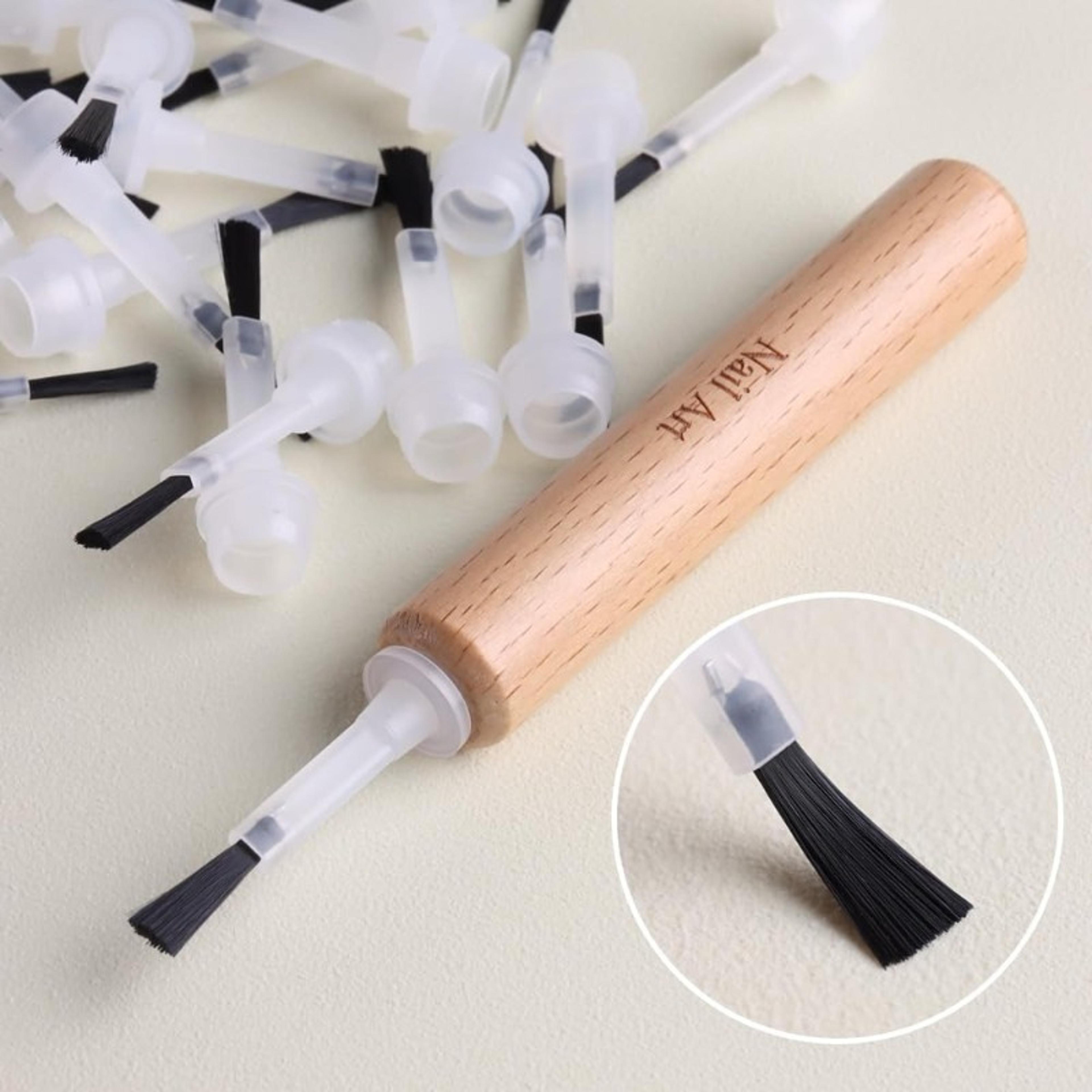 precisionpro detachable nail art brush set for gel painting and fine detailing