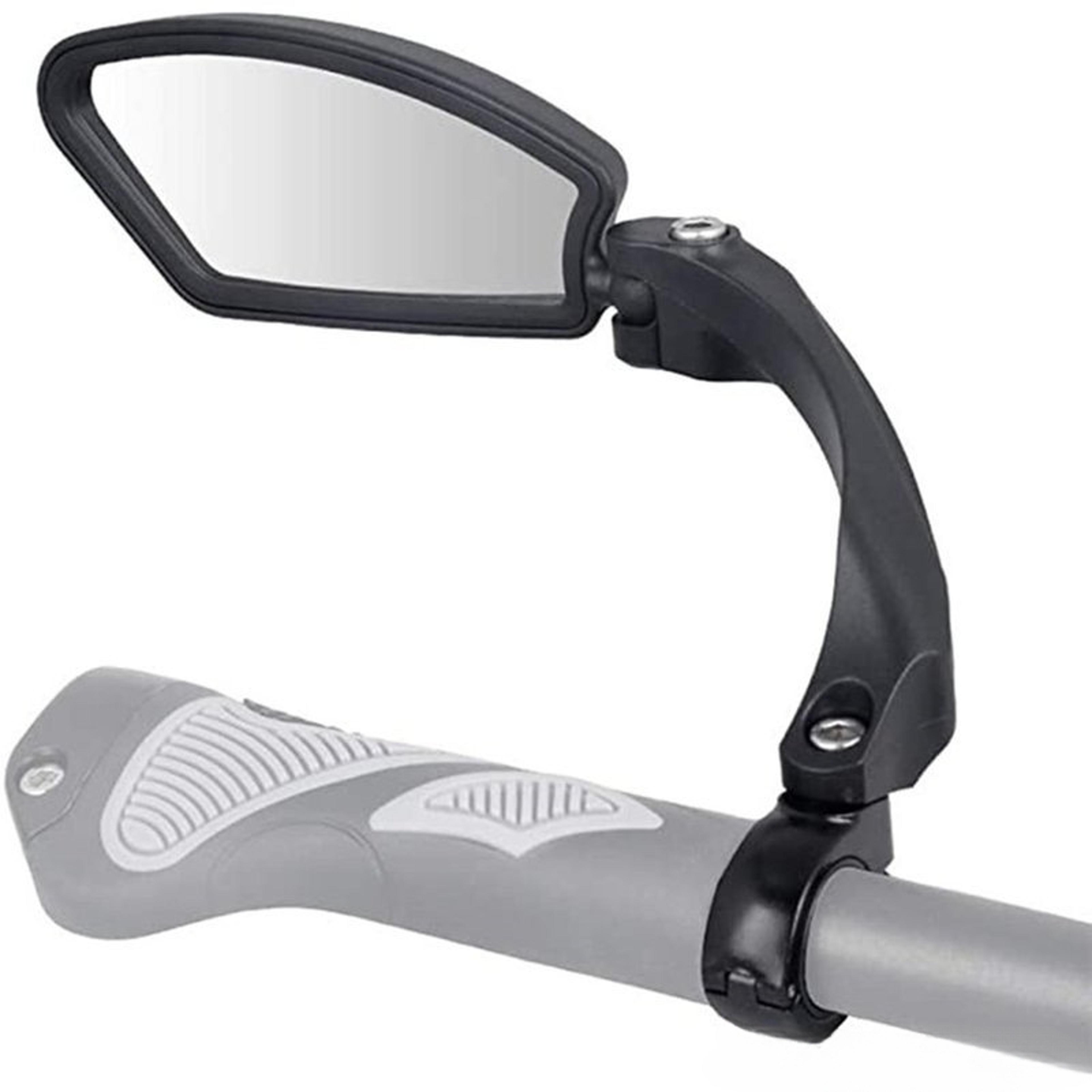 wide angle adjustable bicycle rearview mirror for handlebar safety
