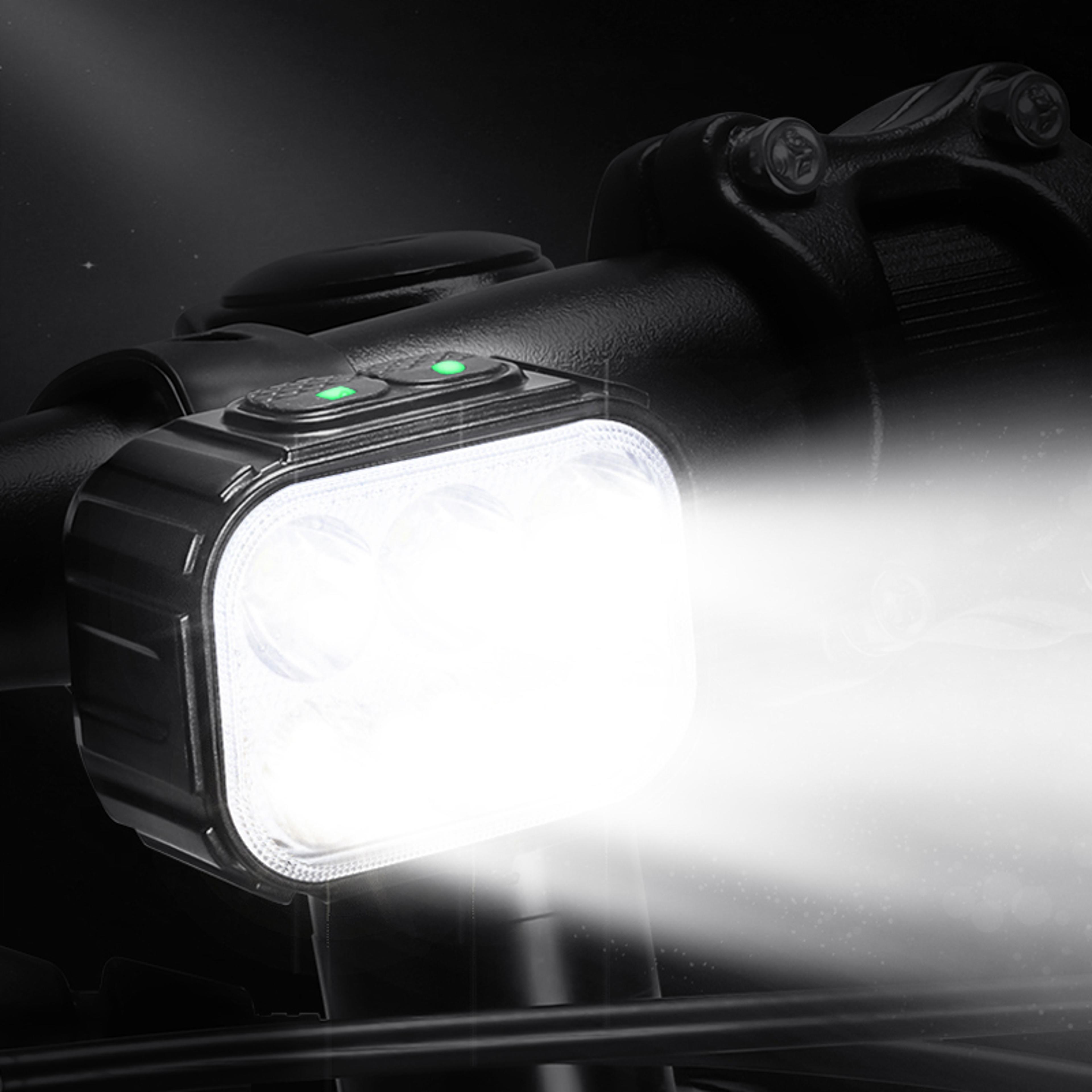 rechargeable waterproof led bike light front and rear safety lamp
