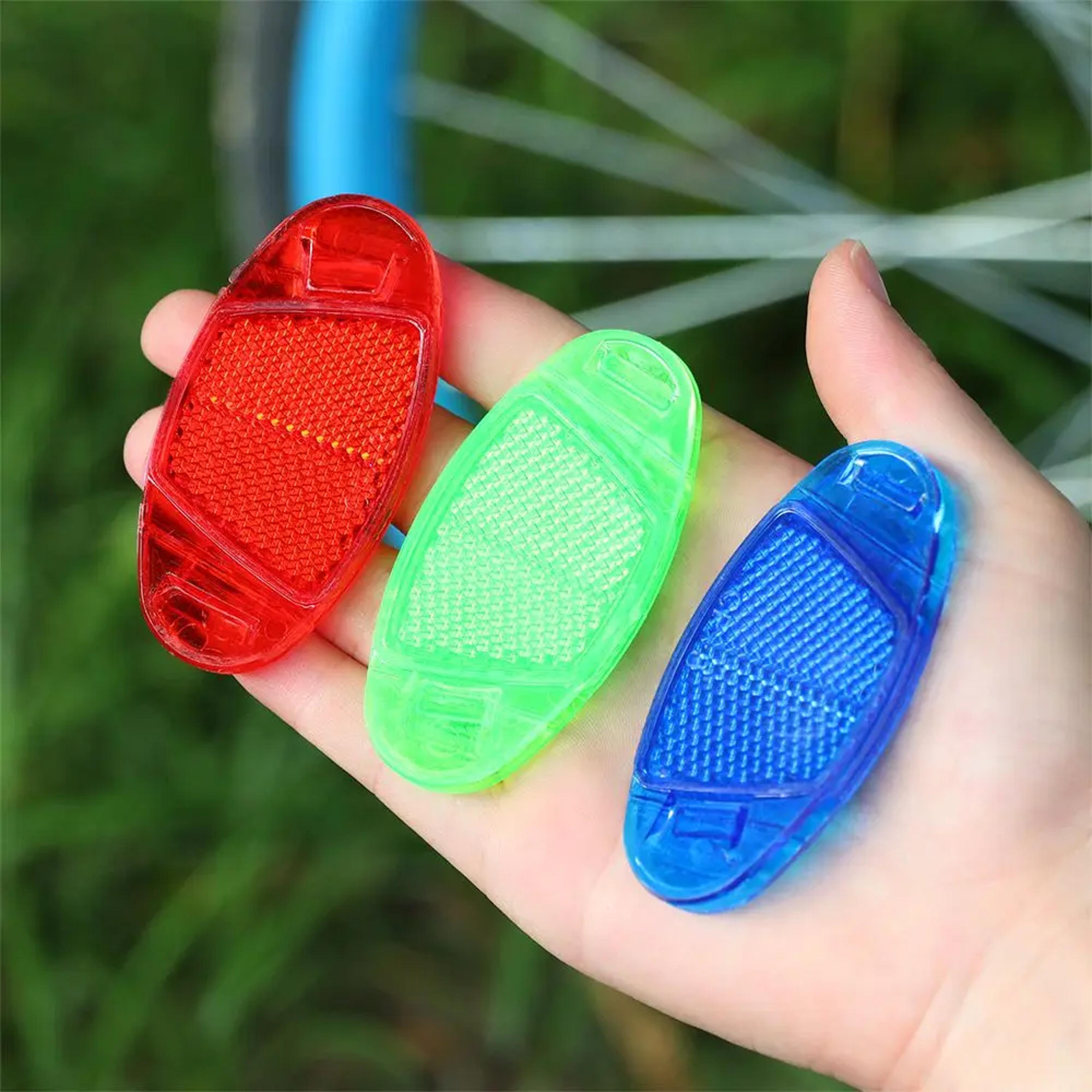 bicycle spoke reflectors for safer night riding