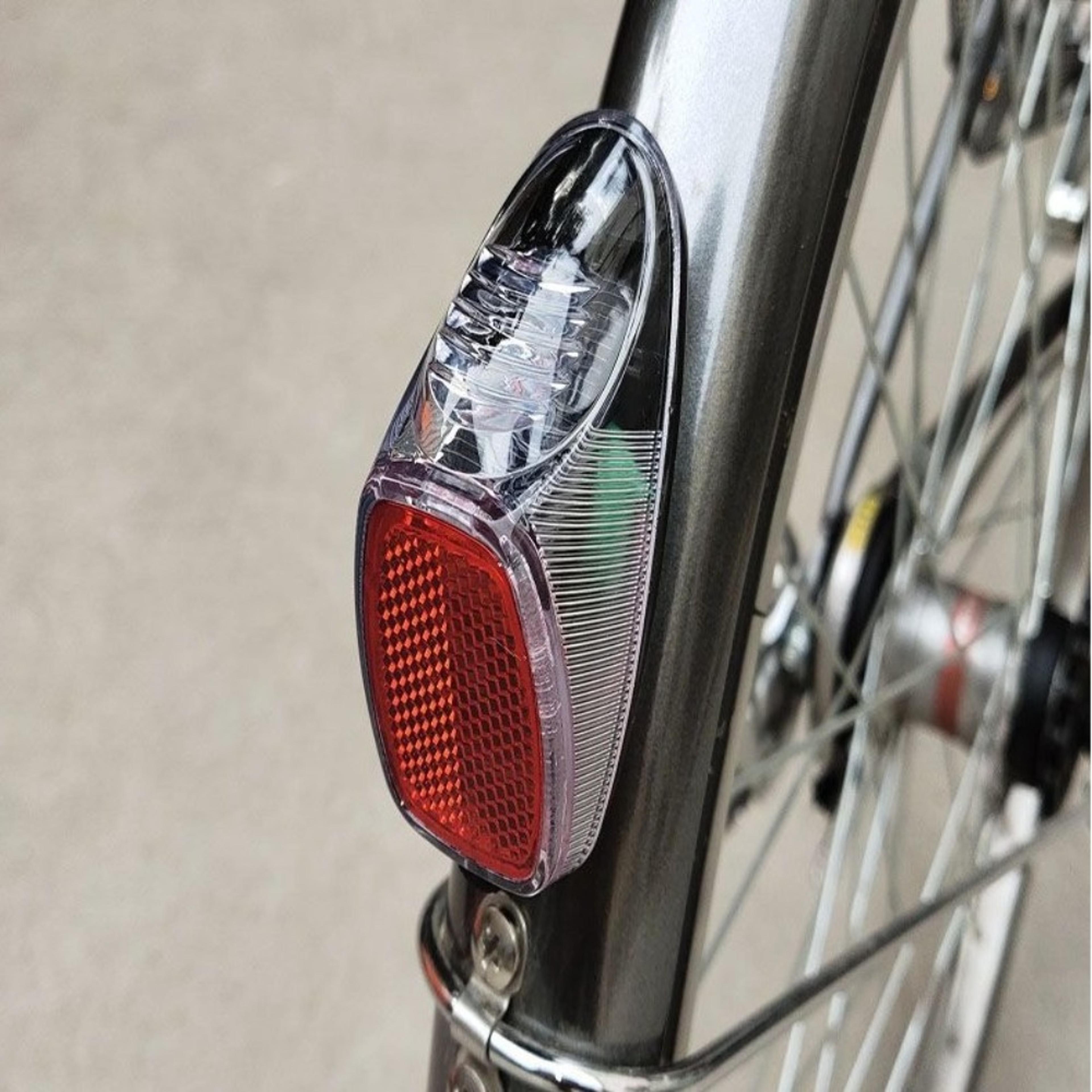 solar bike tail light compact led bicycle rear safety light