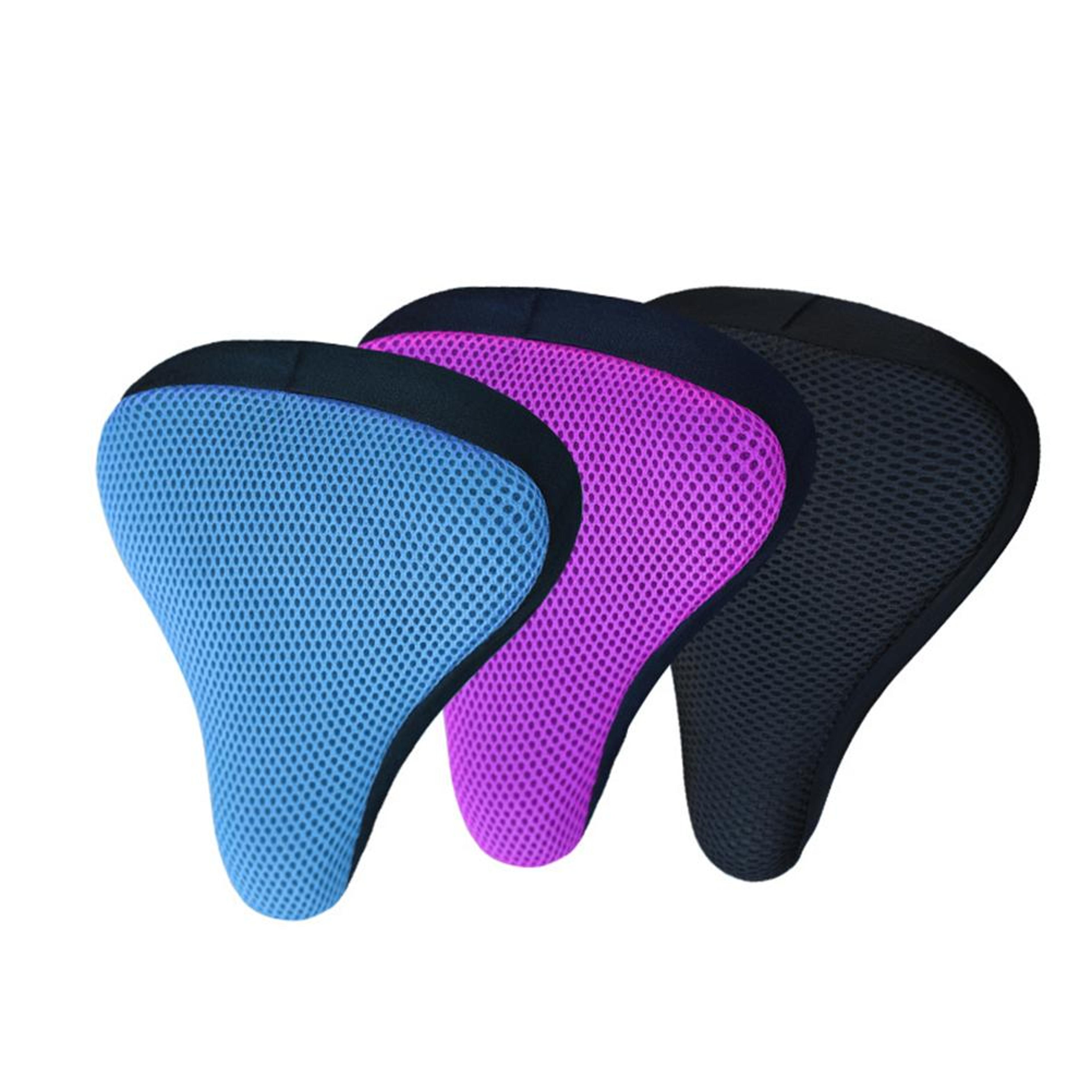 comfortride silicone gel bike seat cover with breathable bicycle saddle cushion