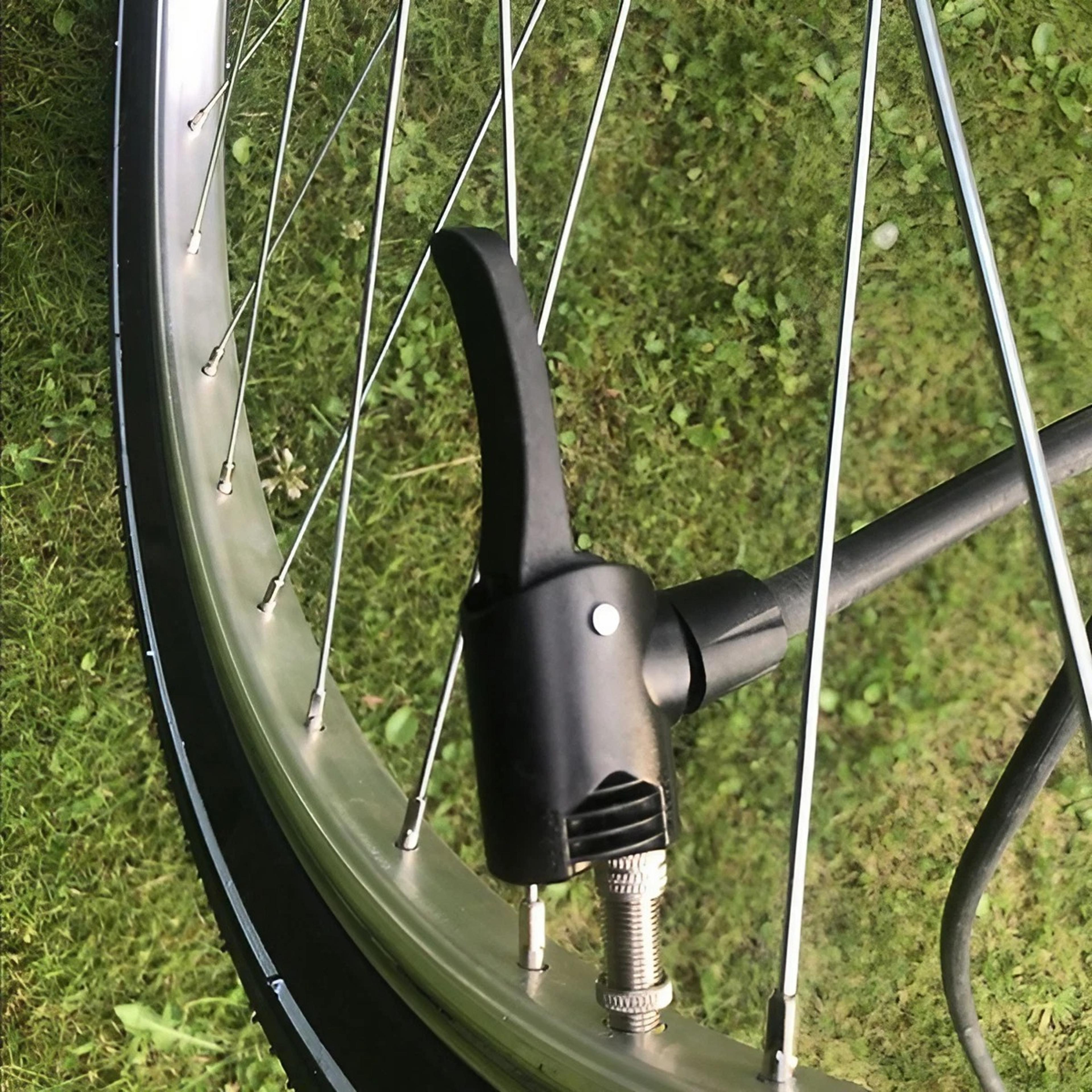 dual head bike pump adapter for presta and schrader valves