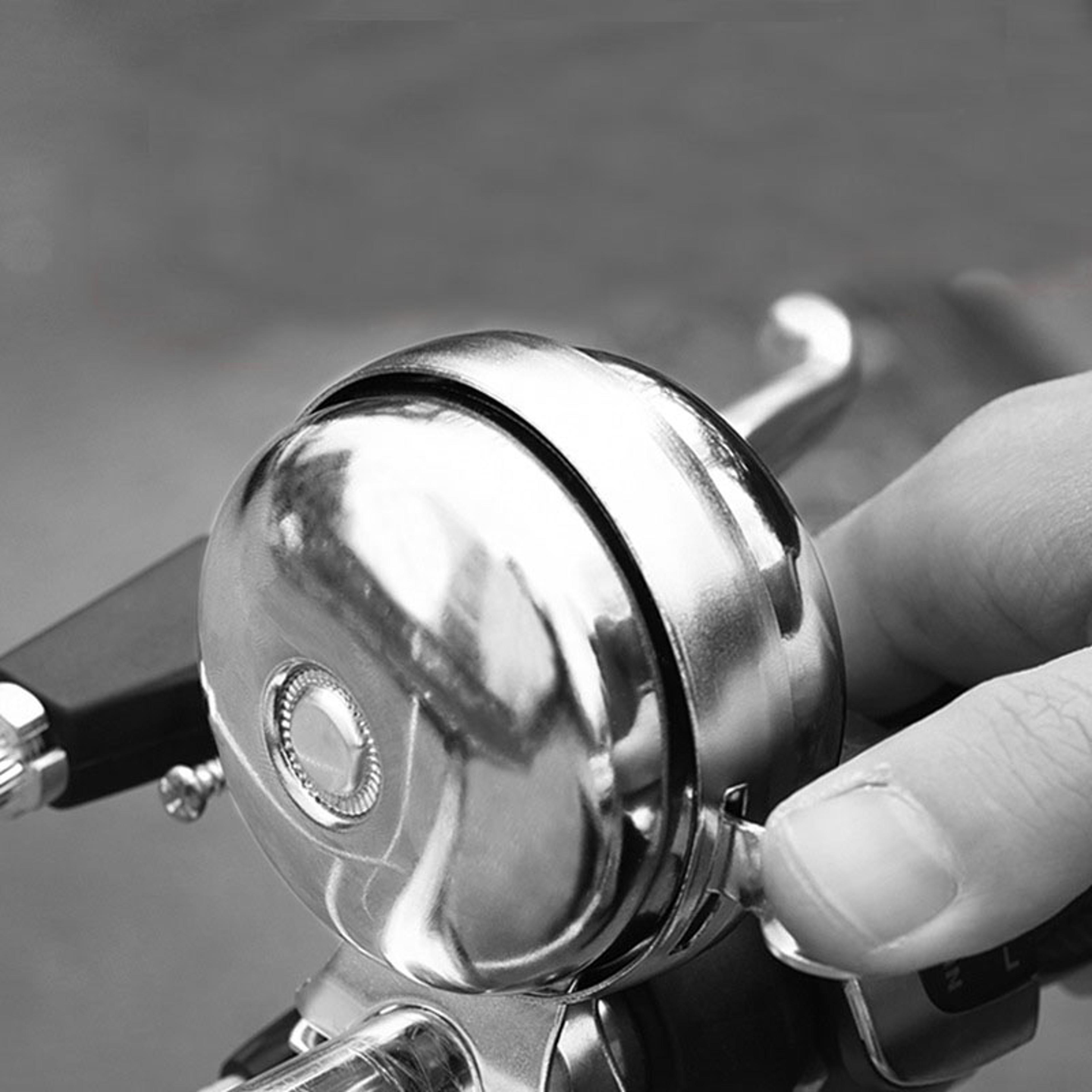 retro double sided metal bicycle safety bell