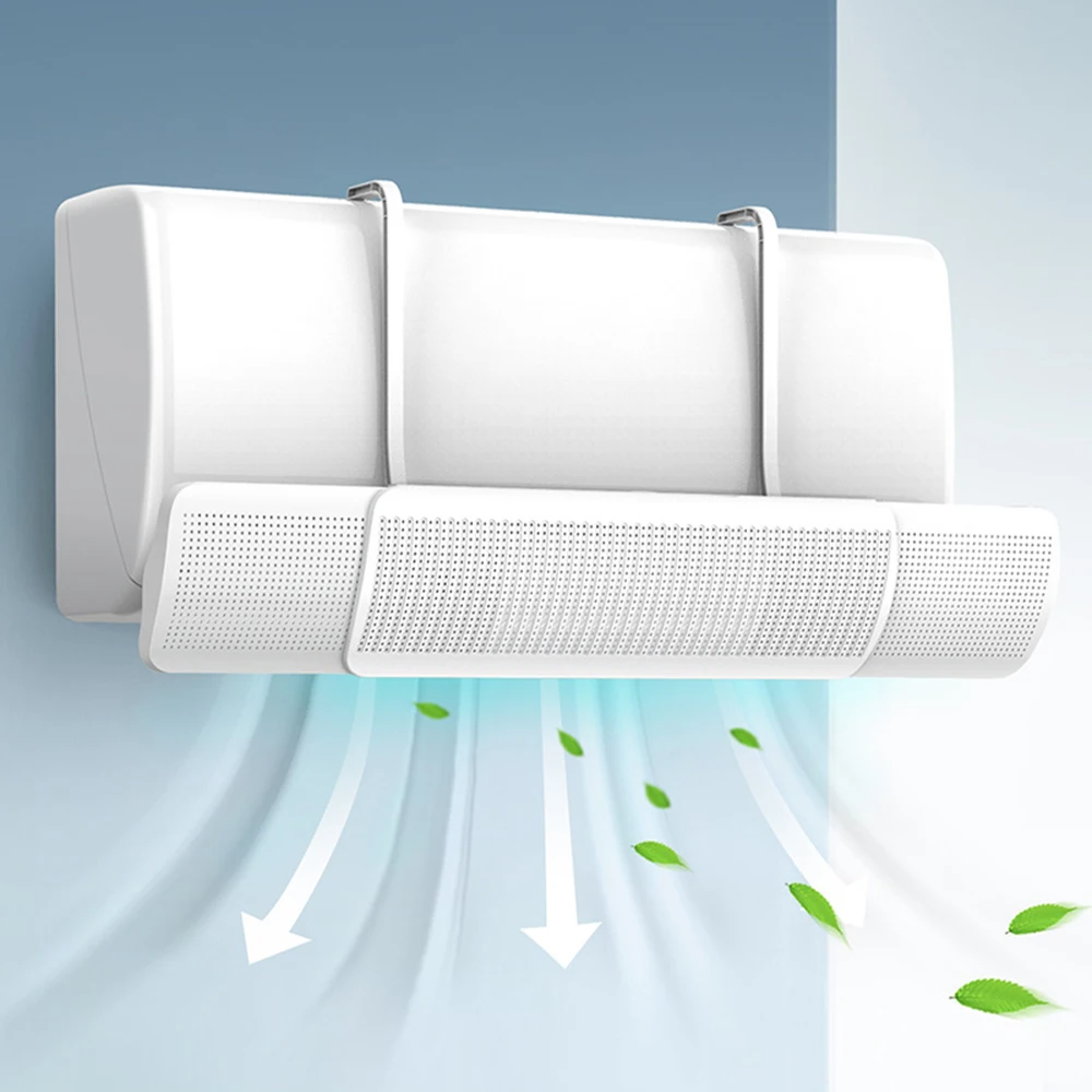 adjustable air conditioner wind deflector for wall mounted ac units