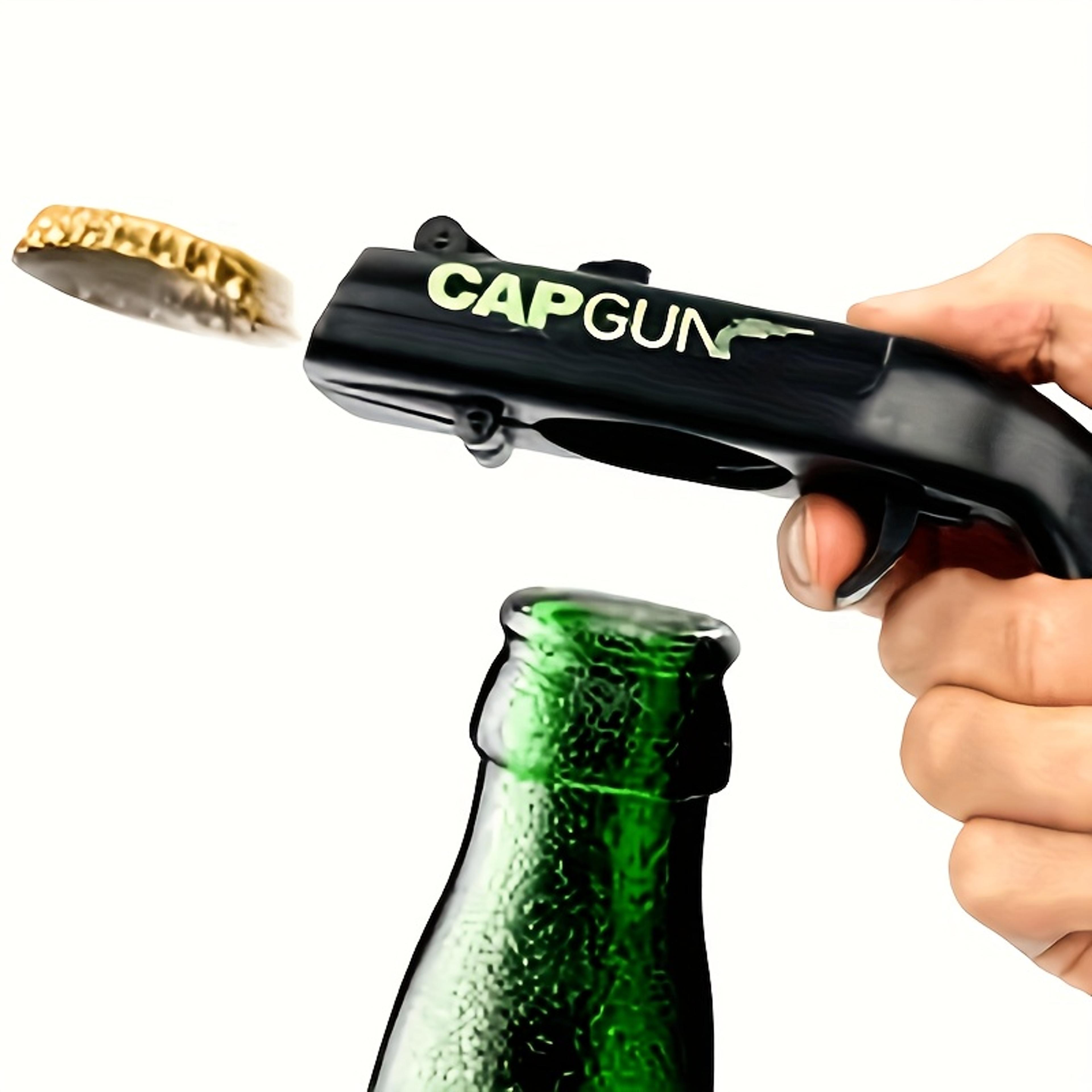 cap shot cap gun bottle opener and bottle cap launcher