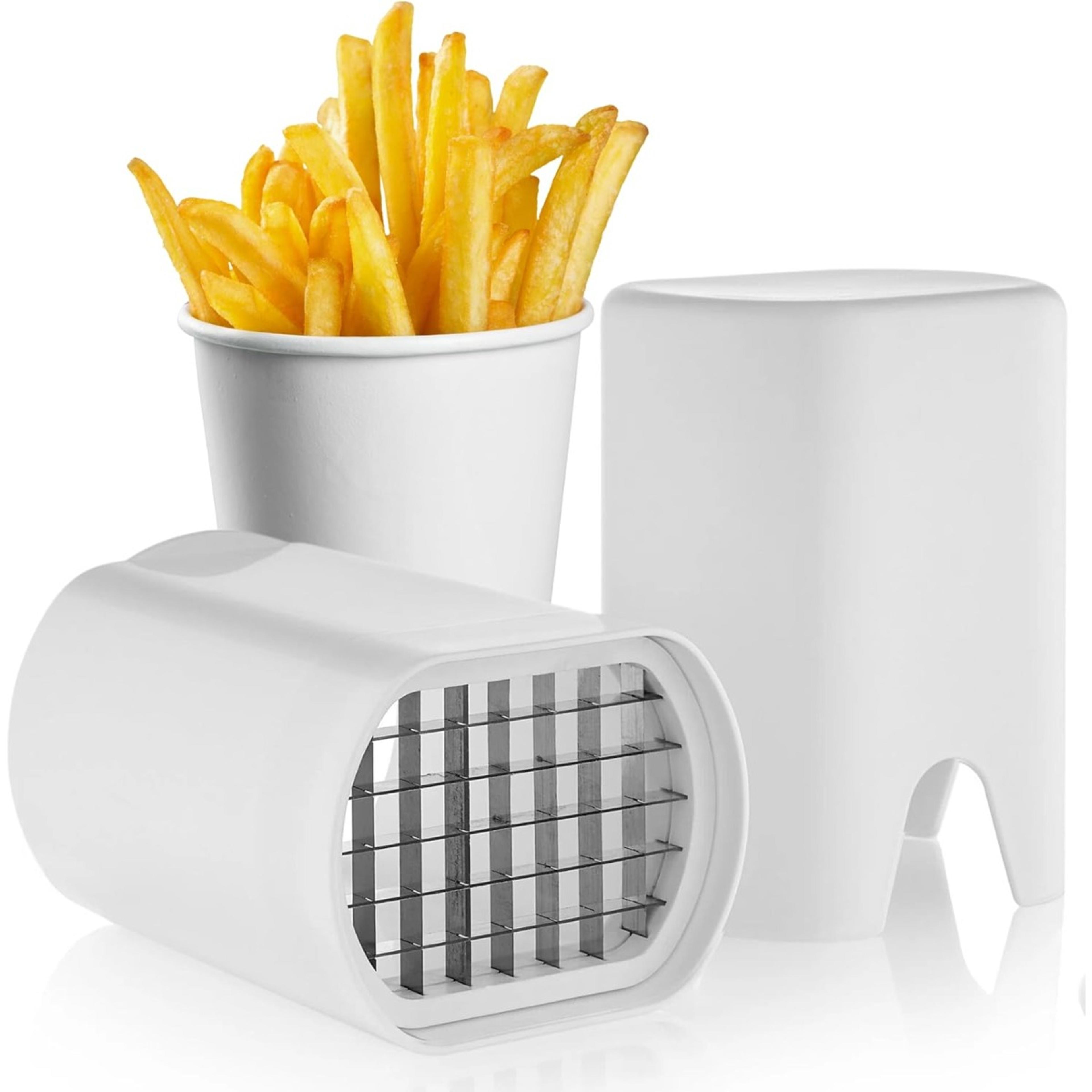 manual french fry cutter and potato slicer for even vegetable sticks