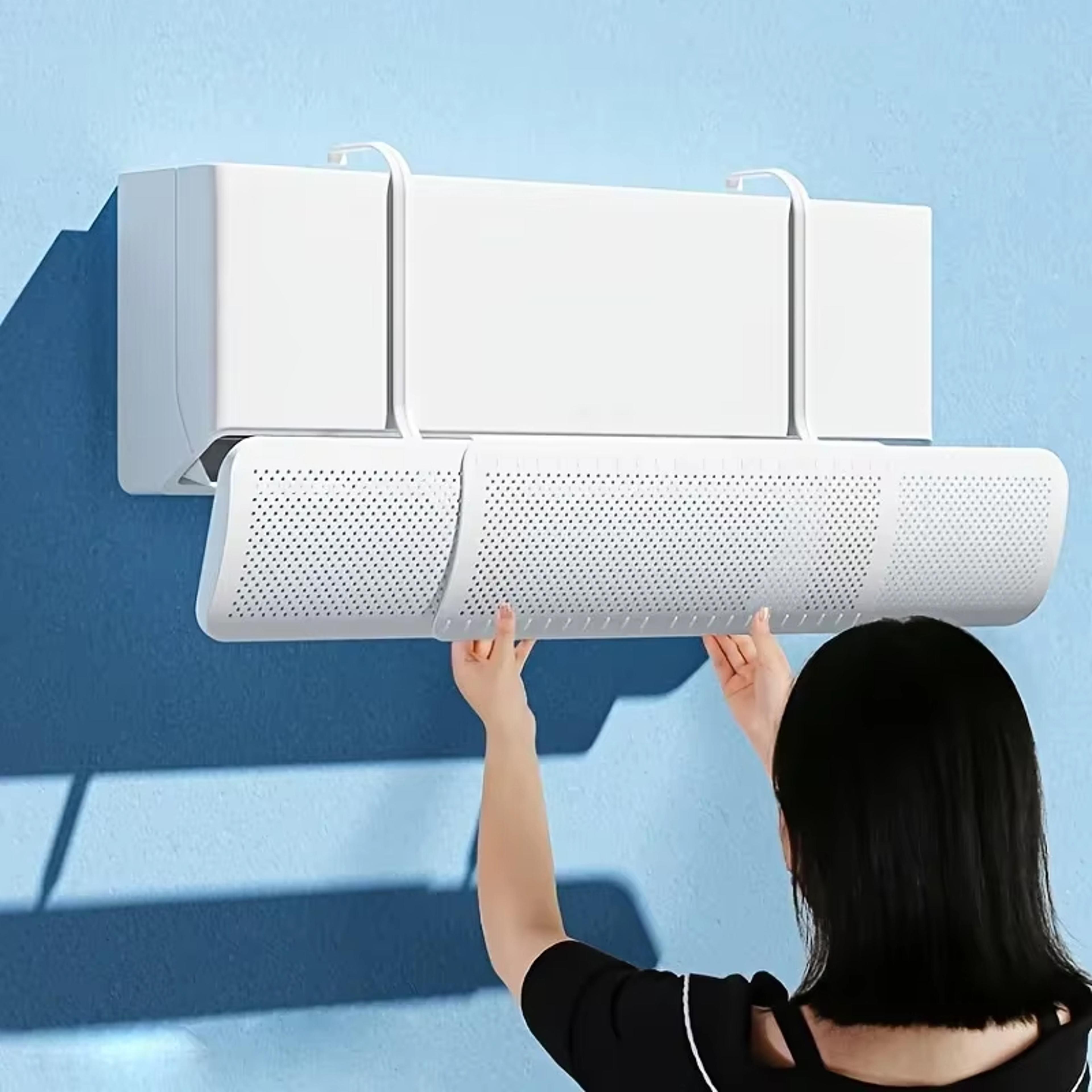 adjustable air conditioner deflector retractable ac wind shield