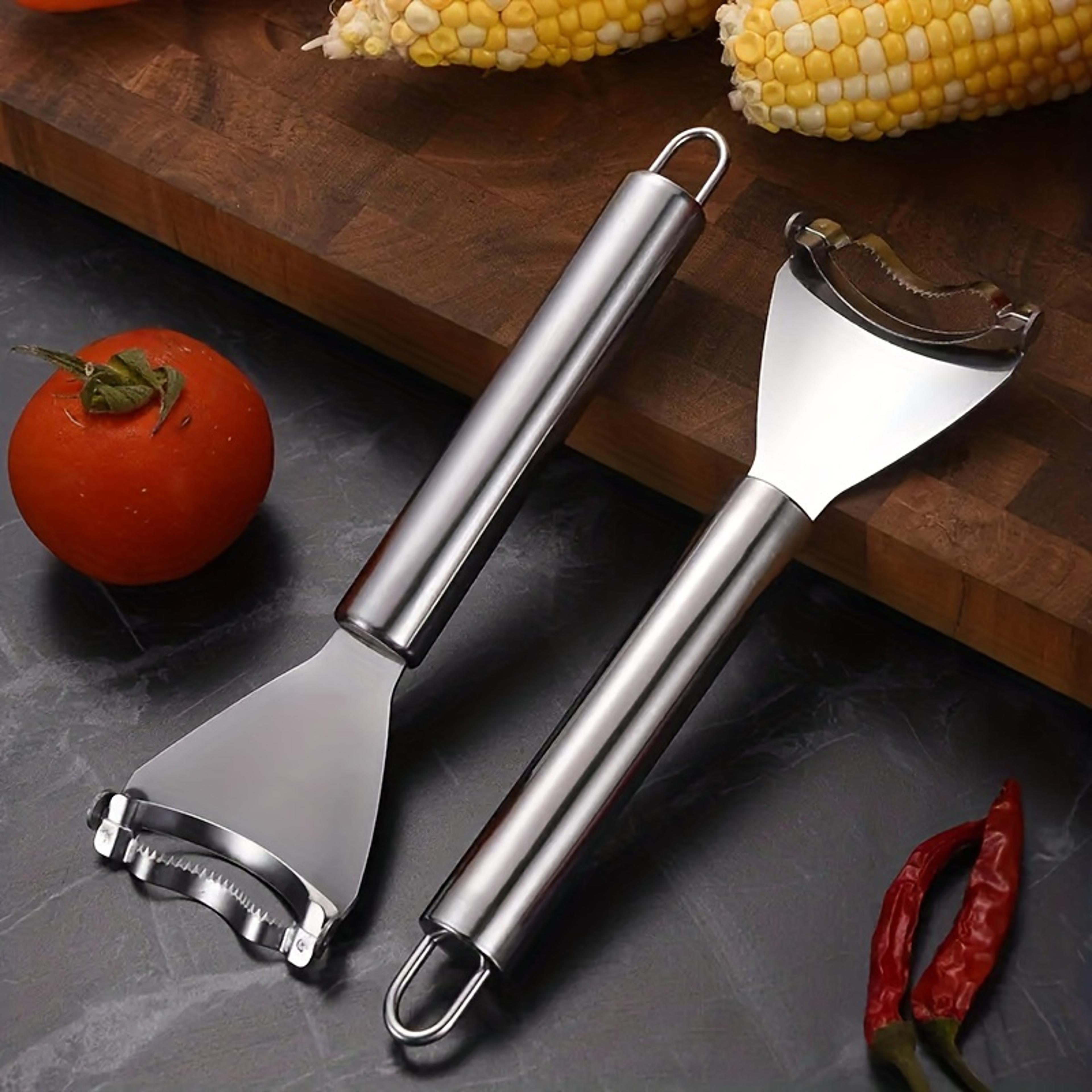 easy corn cob stripper and corn kernel remover kitchen tool