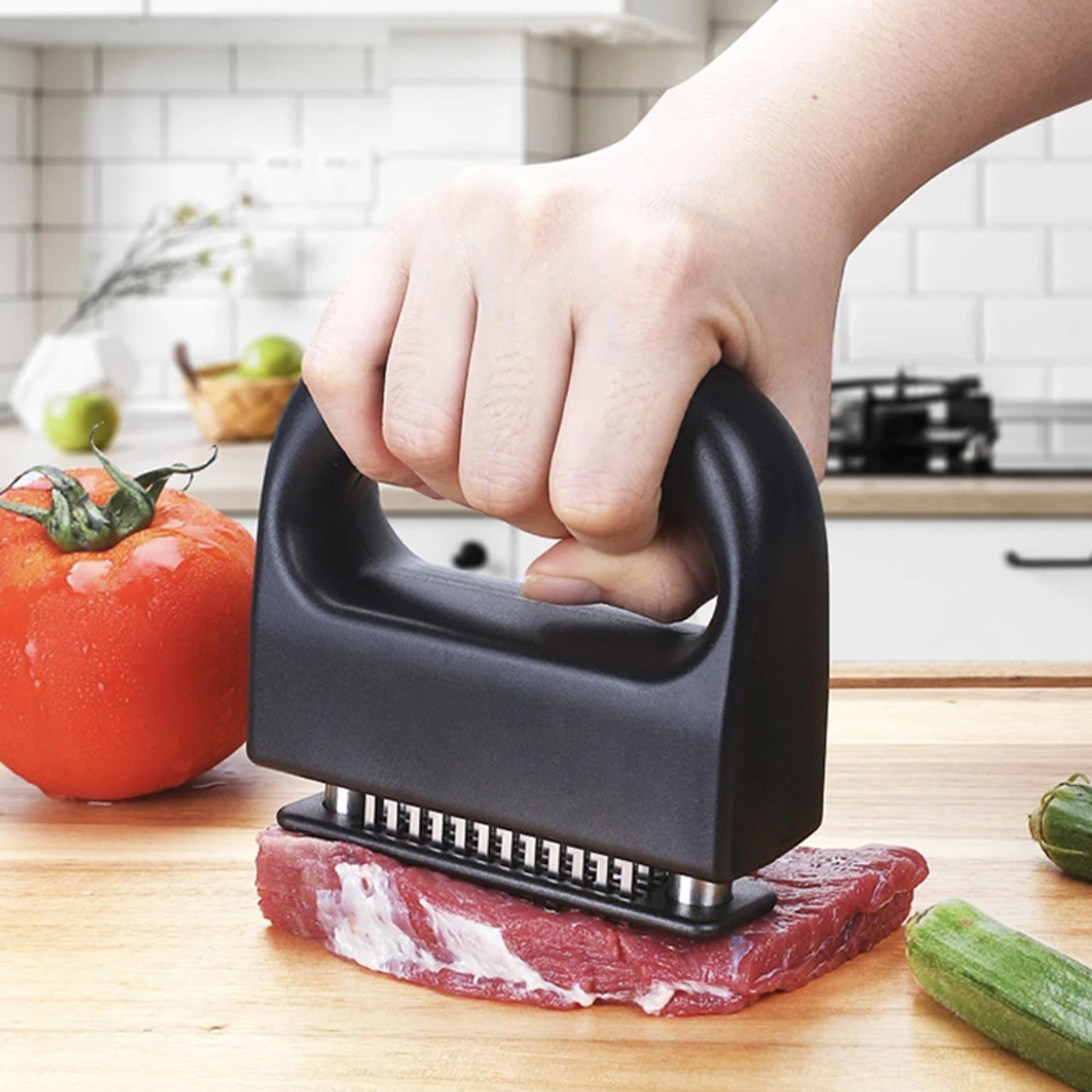 blade meat tenderizer stainless steel steak and marinade tool