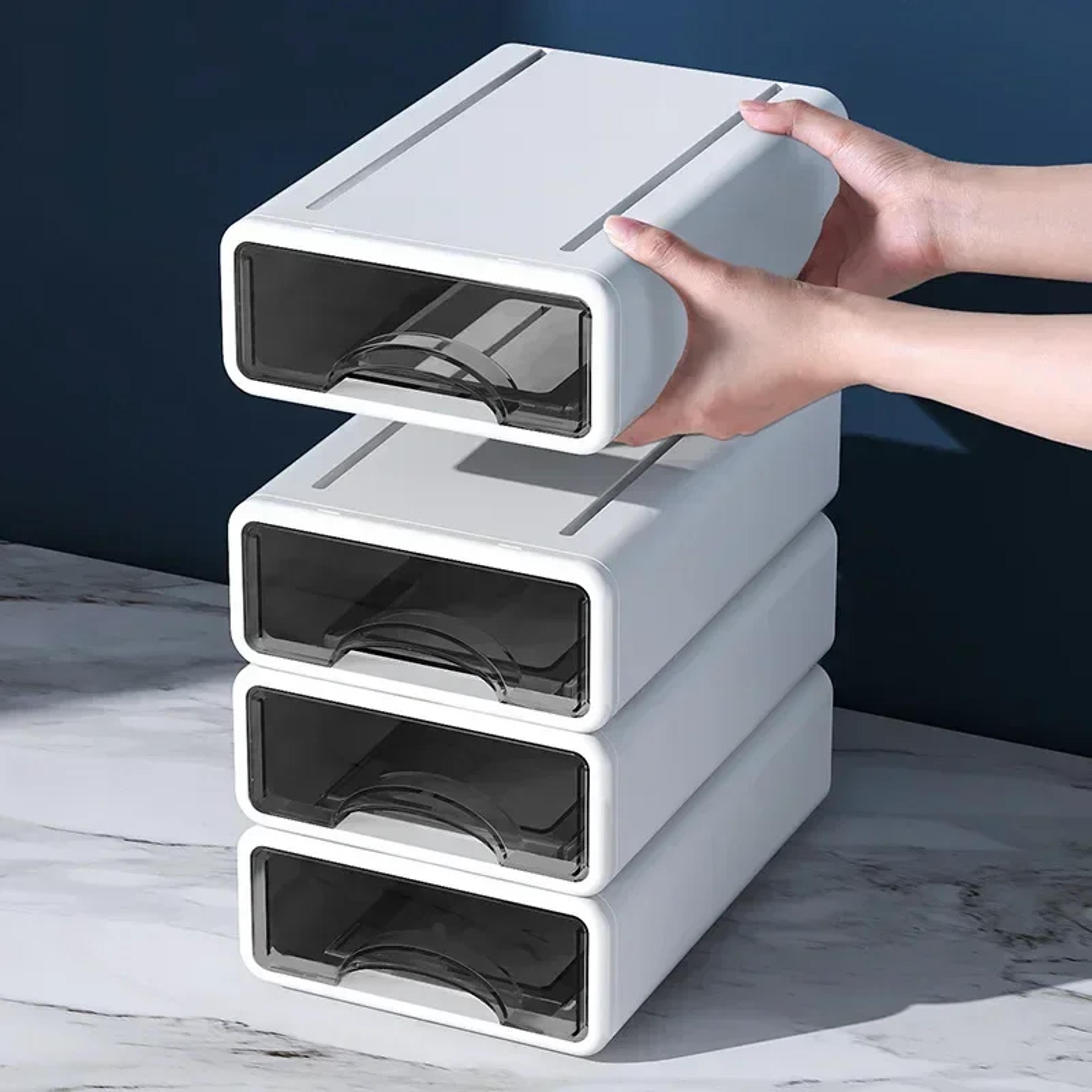 stackable desktop organizer drawer box for makeup jewelry medicine and office storage