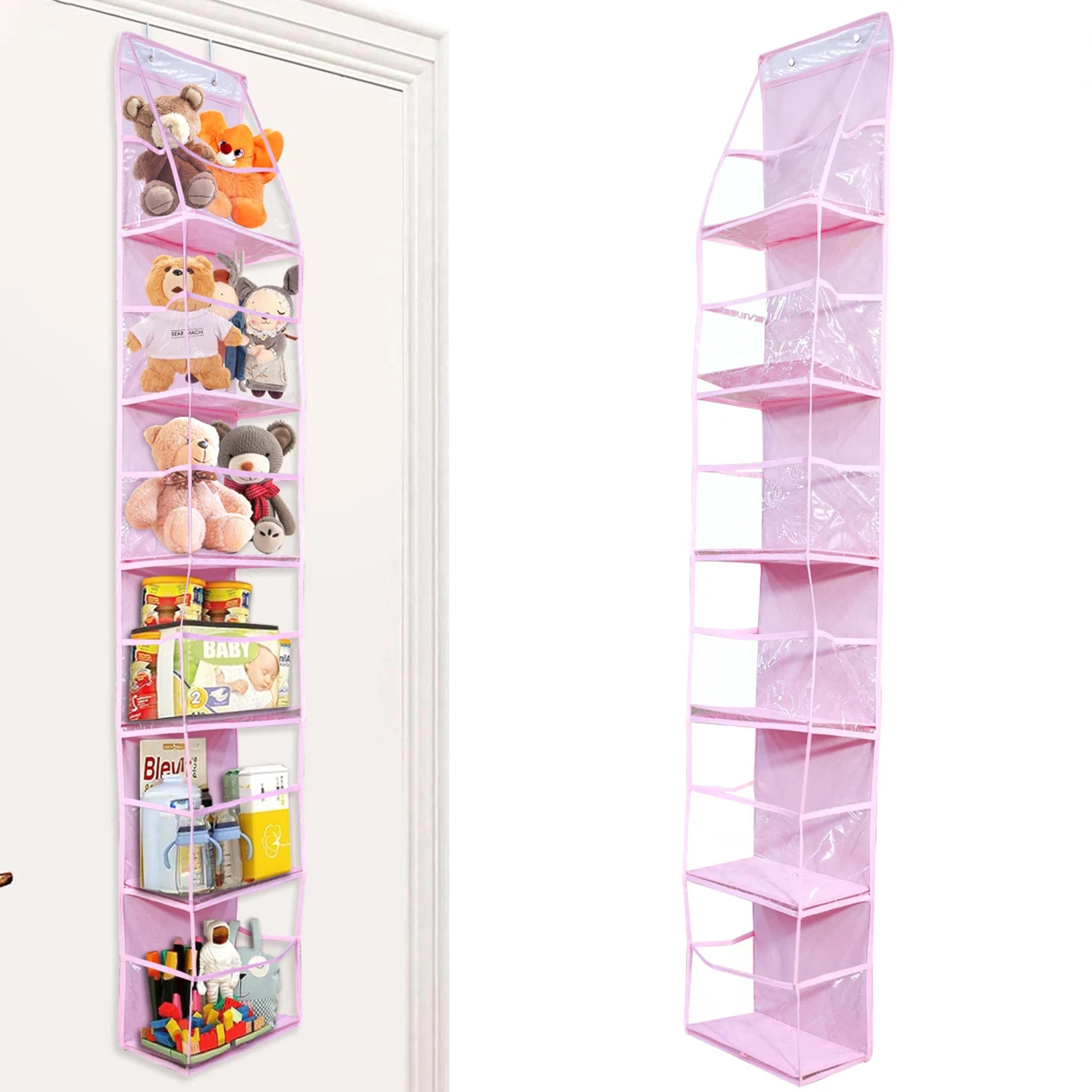 over the door organizer foldable hanging storage for bathroom closet and bedroom