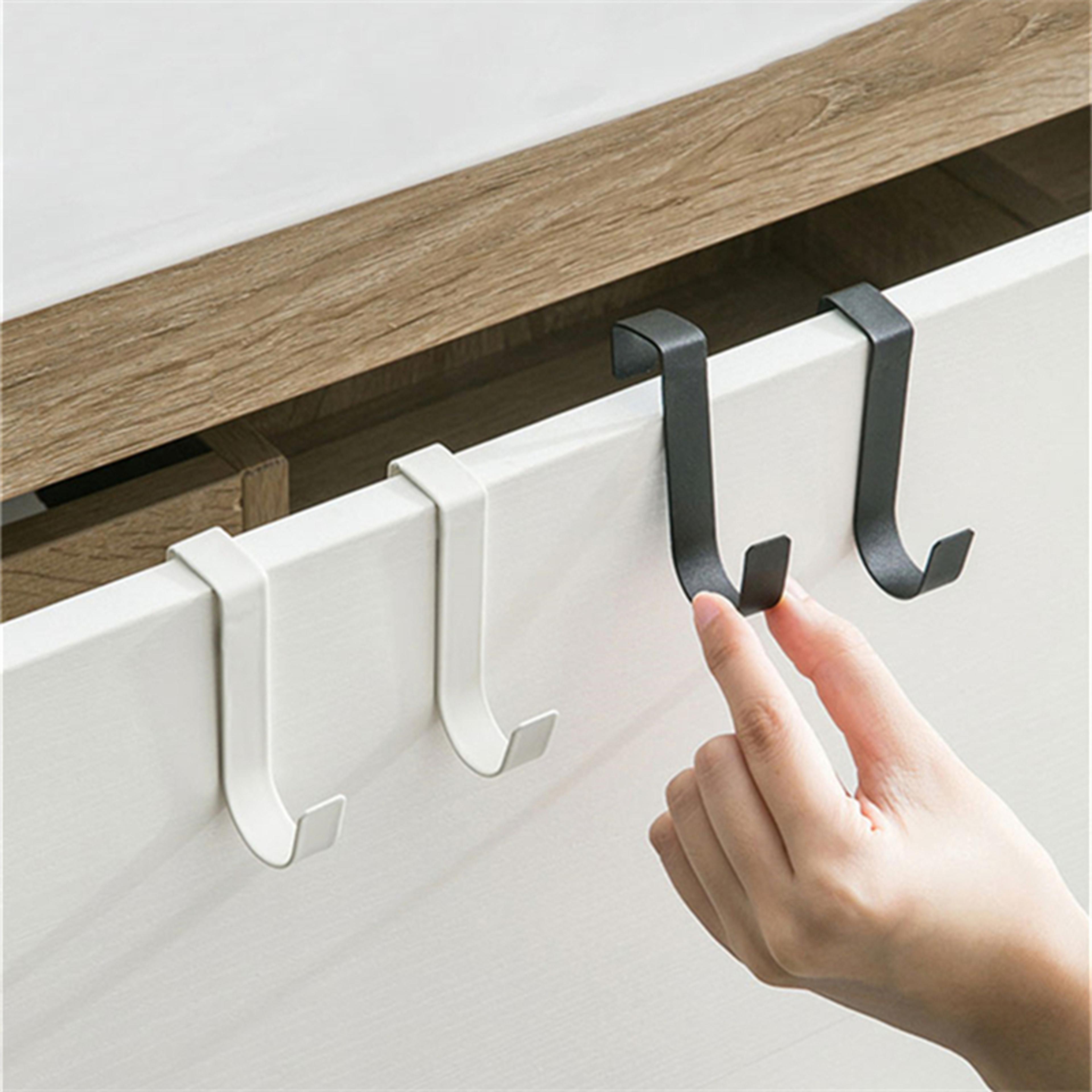 s shaped over cabinet door hooks kitchen utensil organizer