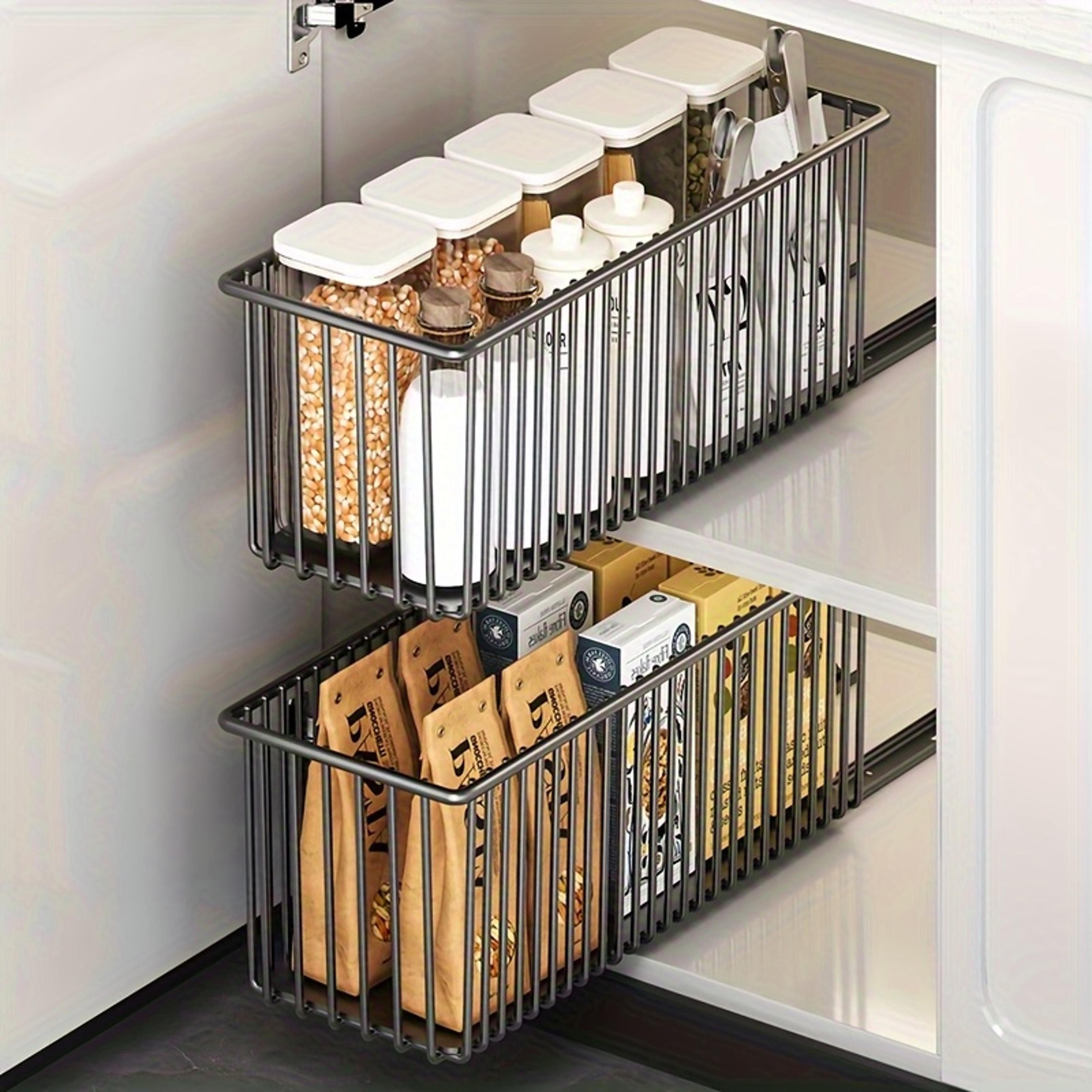product name: smart pull out cabinet organizer under sink storage drawer