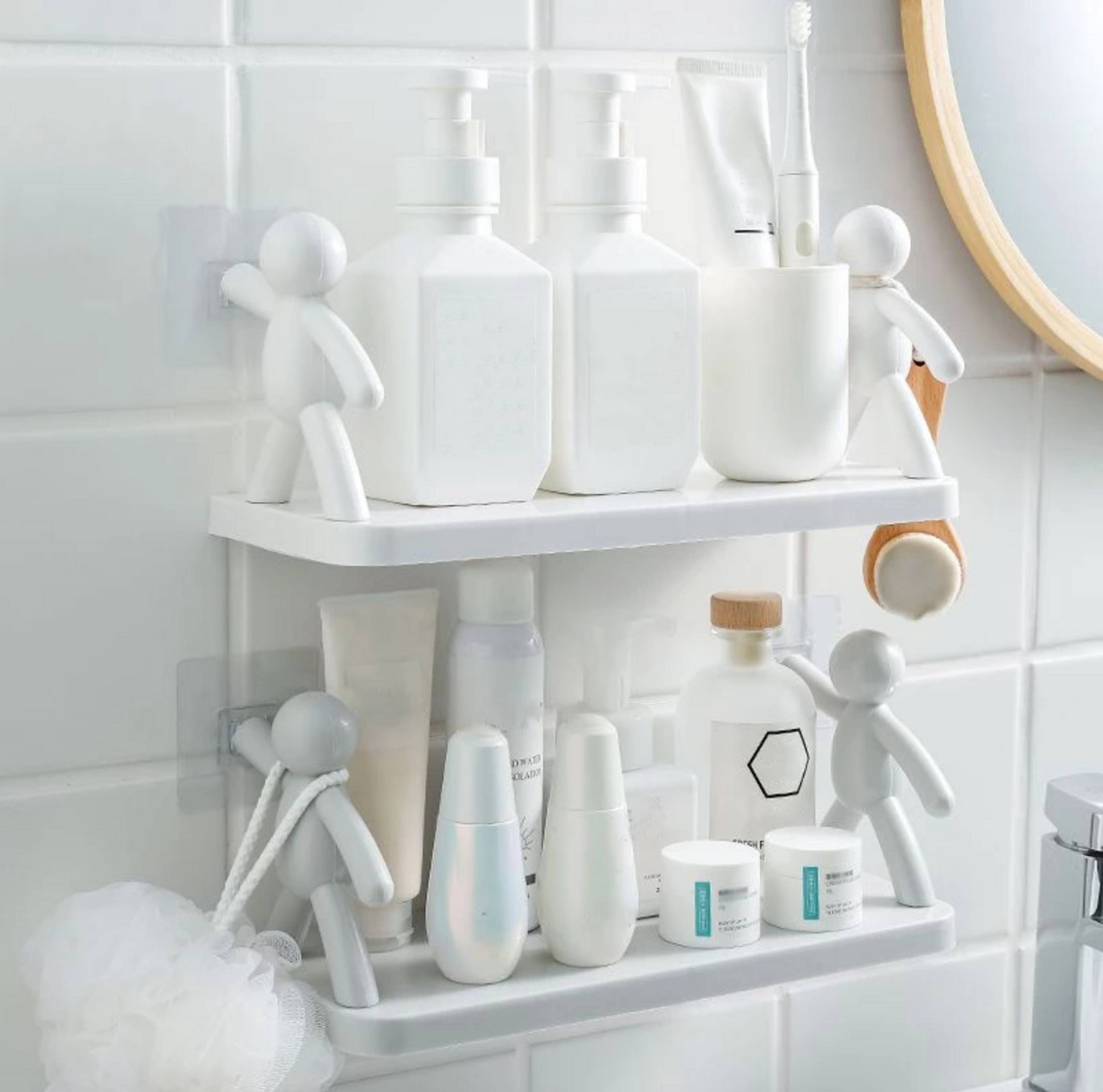 expandable under cabinet storage rack adjustable kitchen bathroom organizer